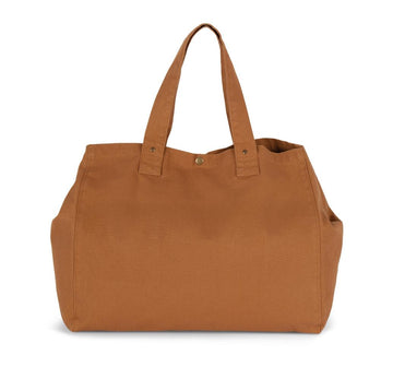 Shopper van verwassen katoen