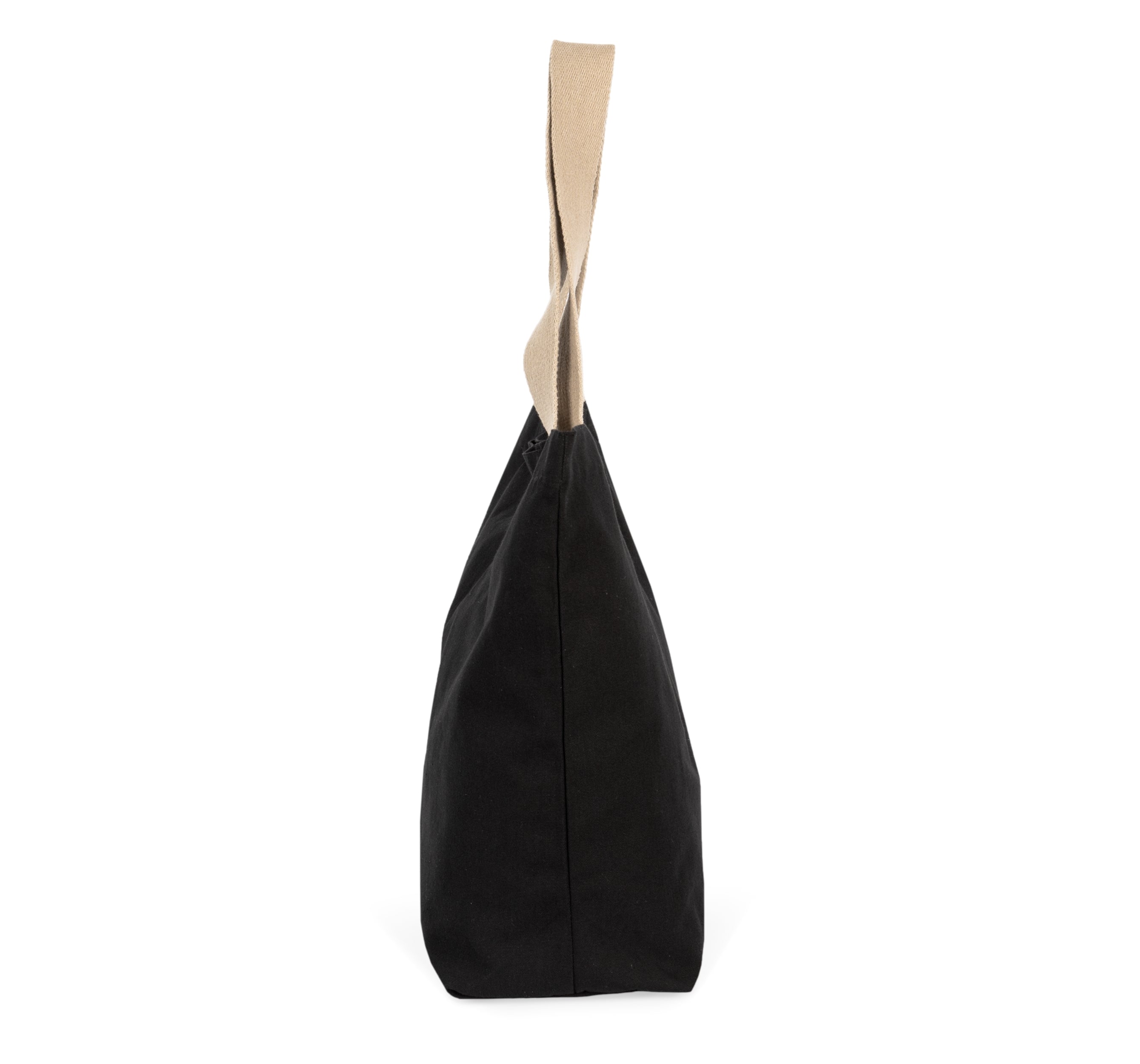 Grote, gerecyclede shopper met platte bodem