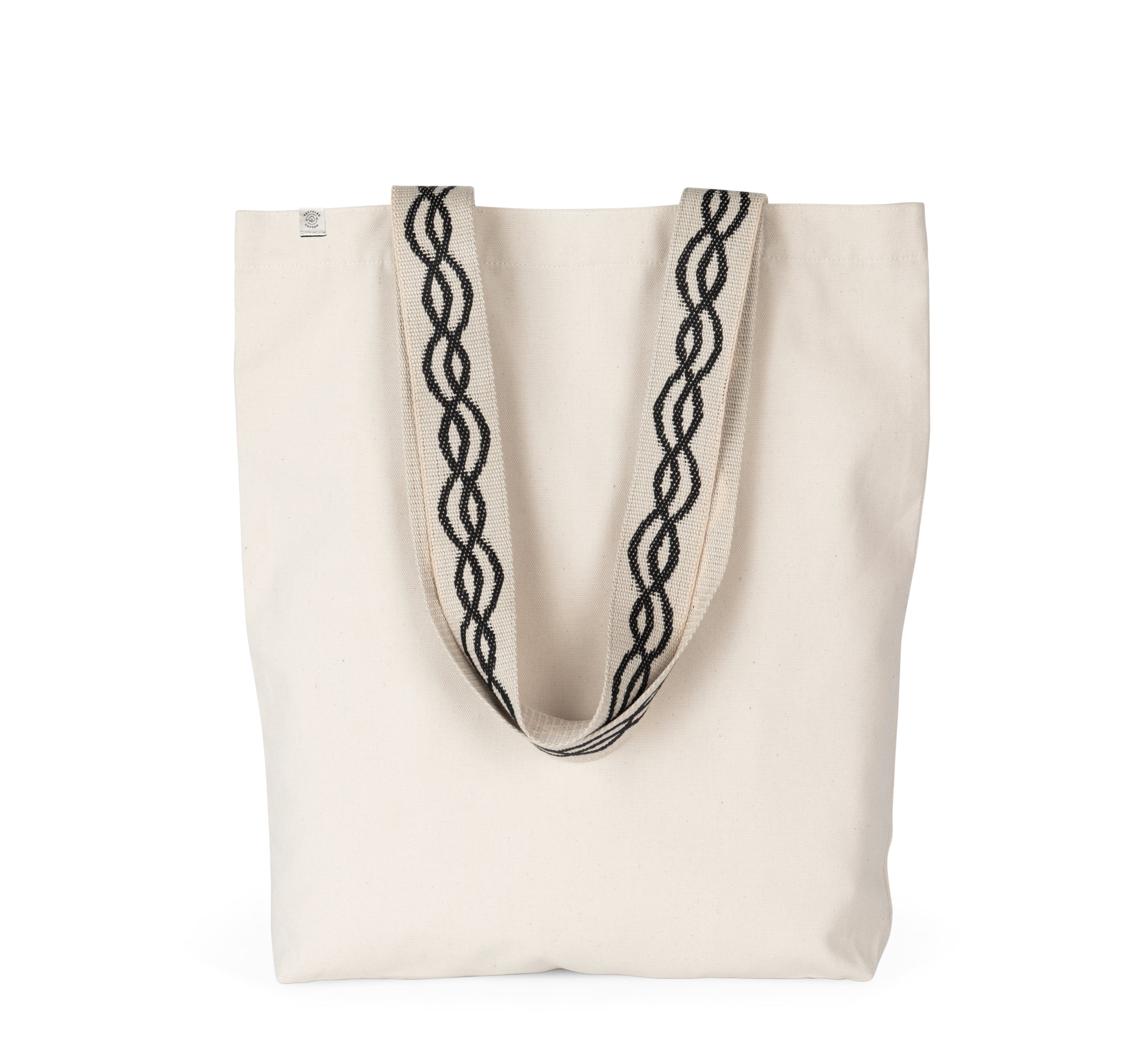 Gerecyclede shopper met platte bodem