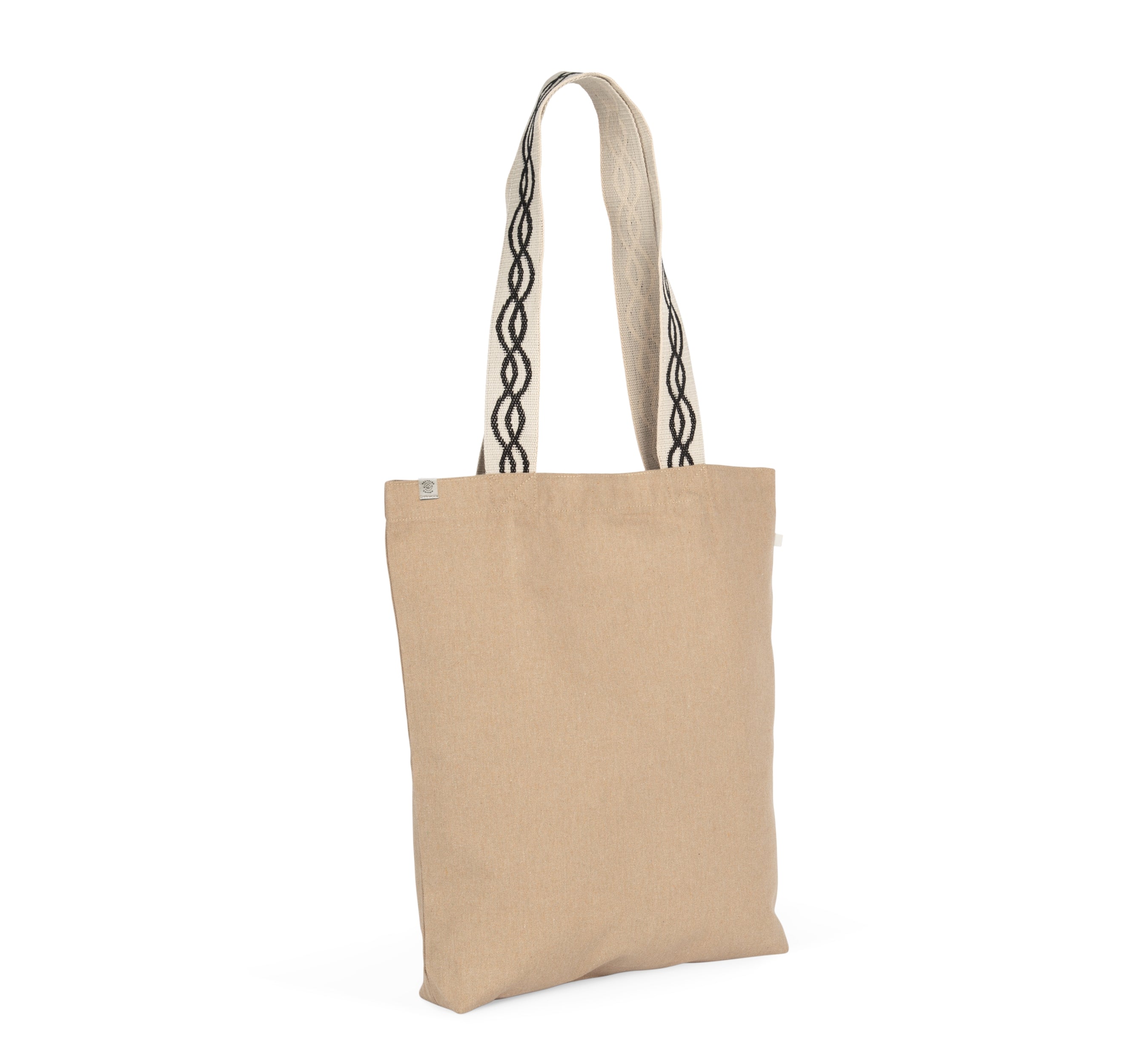 Gerecyclede shopper met platte bodem
