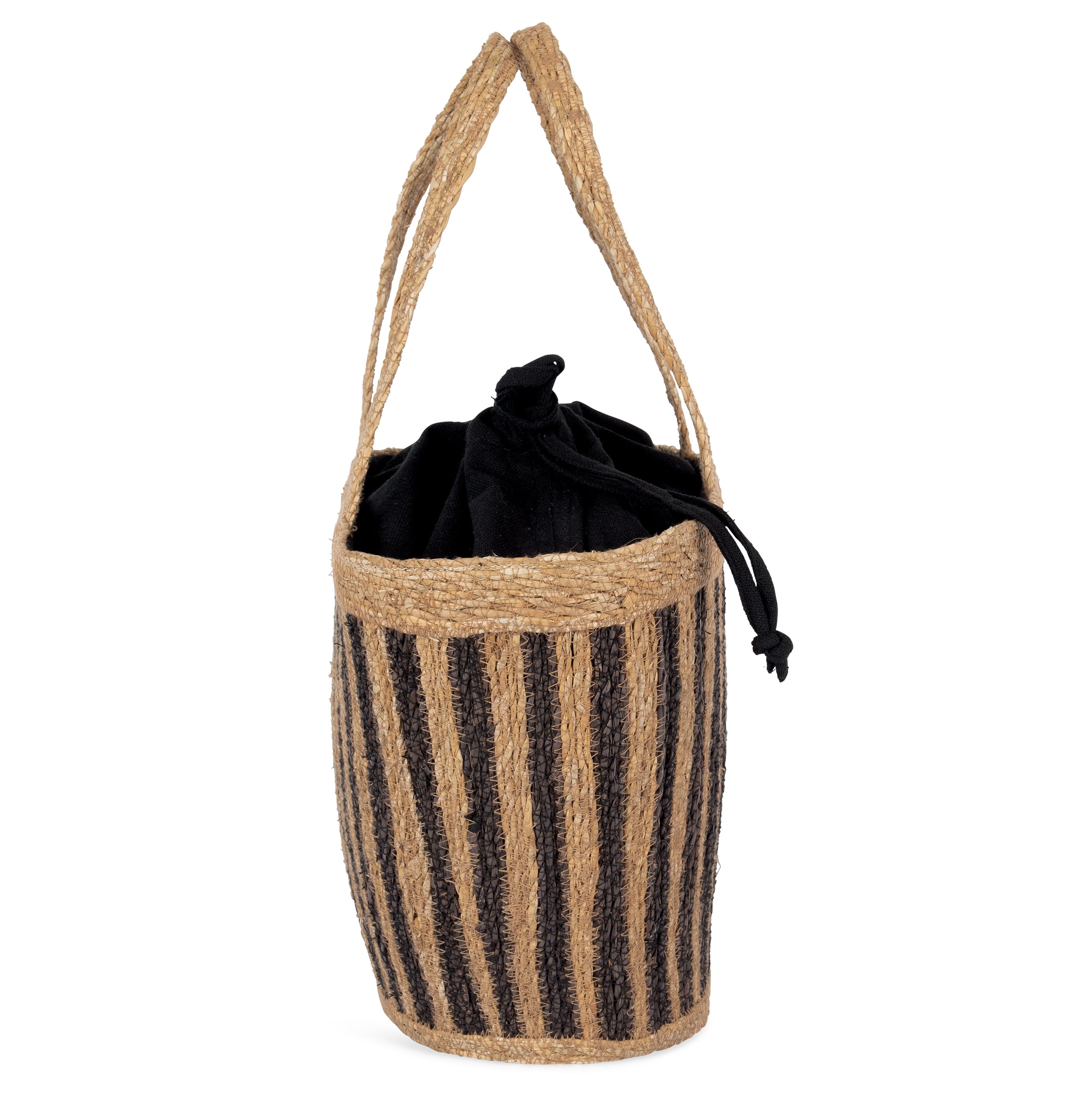 Gestreepte zeegras mand