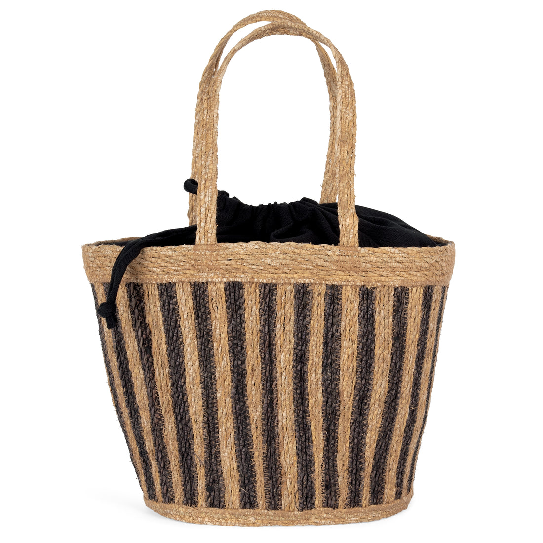 Gestreepte zeegras mand