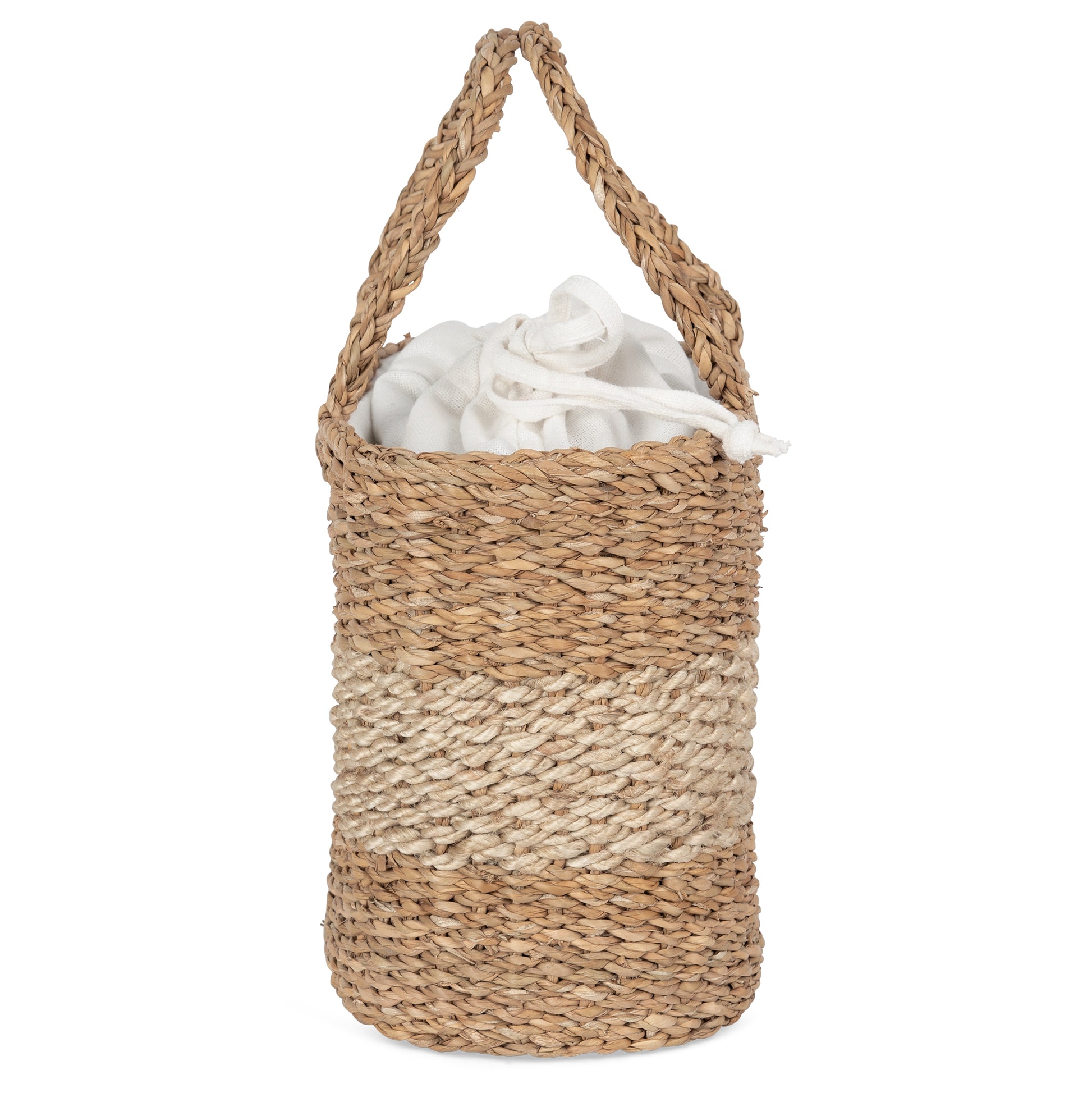 Mand van zeegras en jute