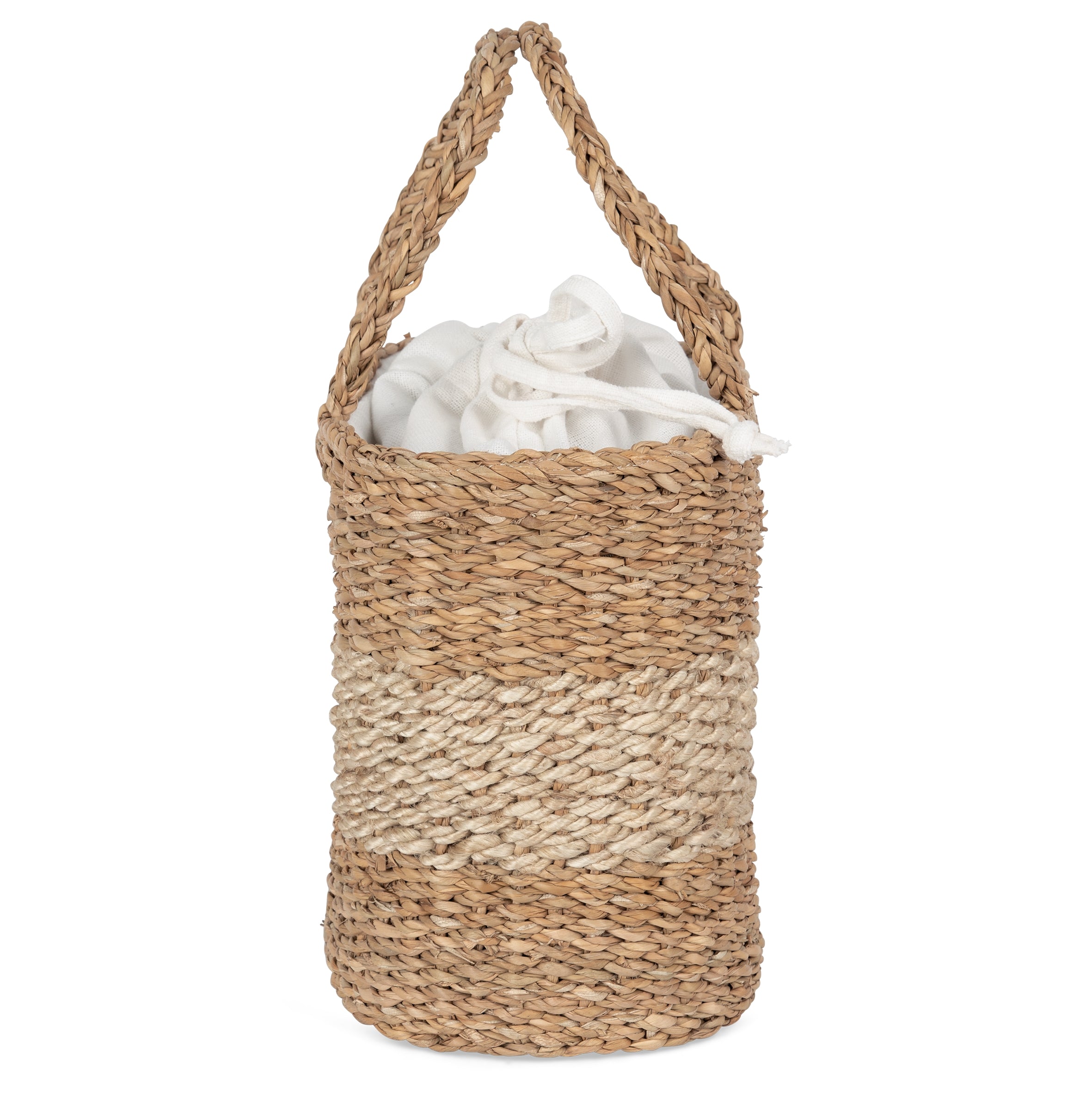 Mand van zeegras en jute