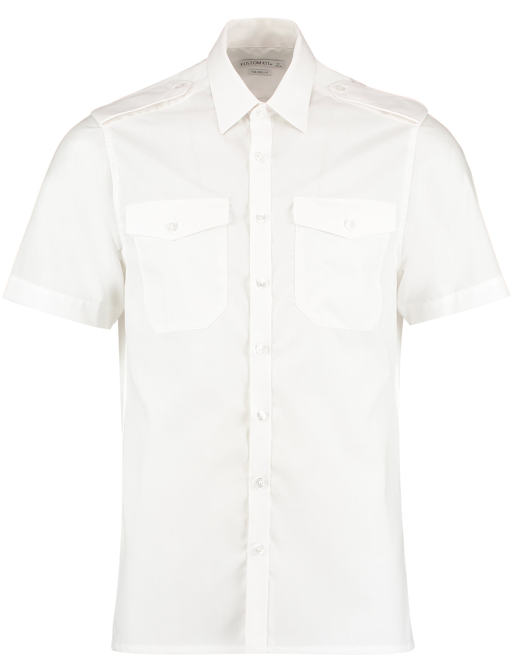Men´s Tailored Fit Pilot Shirt Short Sleeve