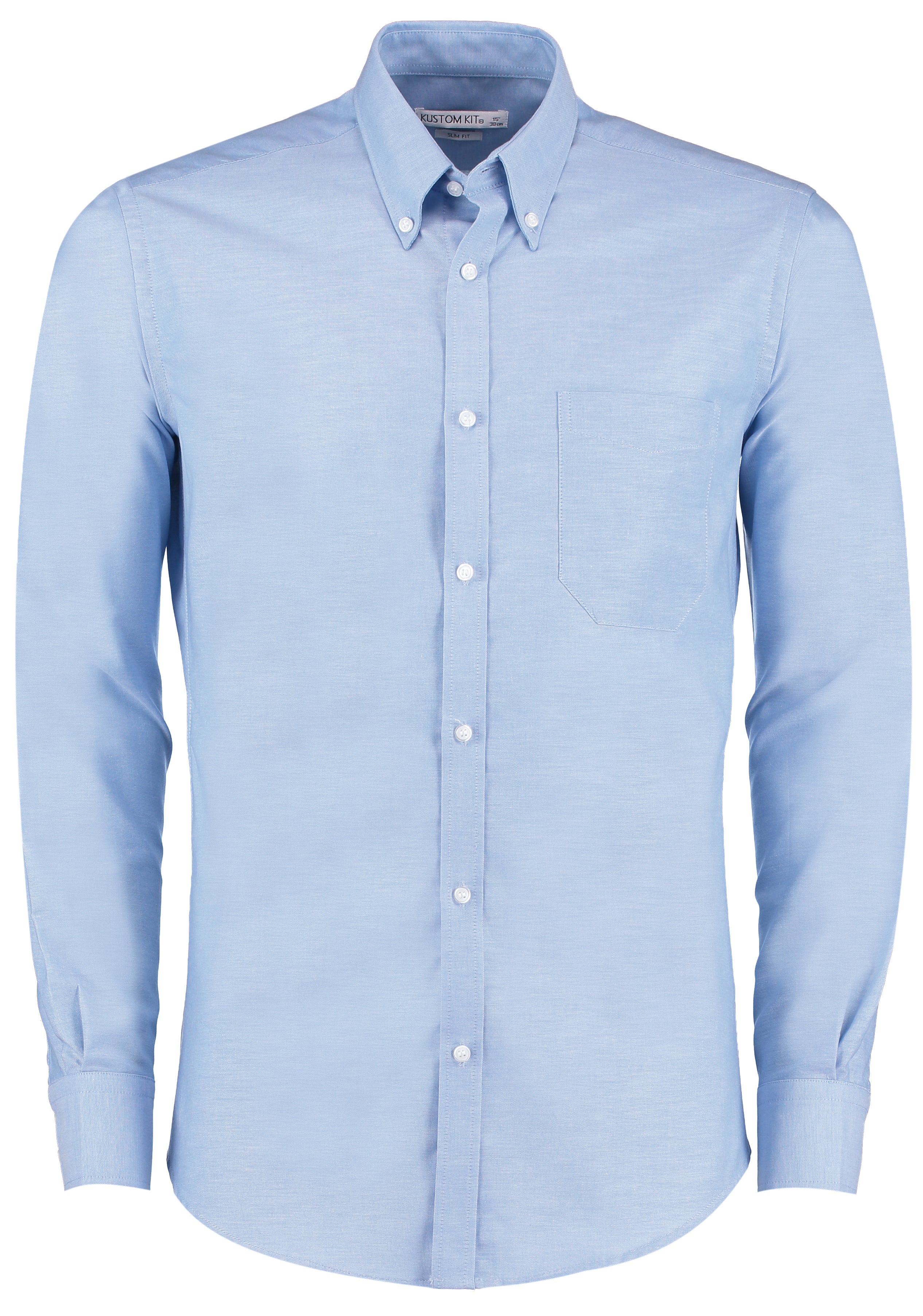 Men`s Slim Fit Workwear Oxford Shirt Long Sleeve