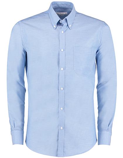 Men`s Slim Fit Workwear Oxford Shirt Long Sleeve