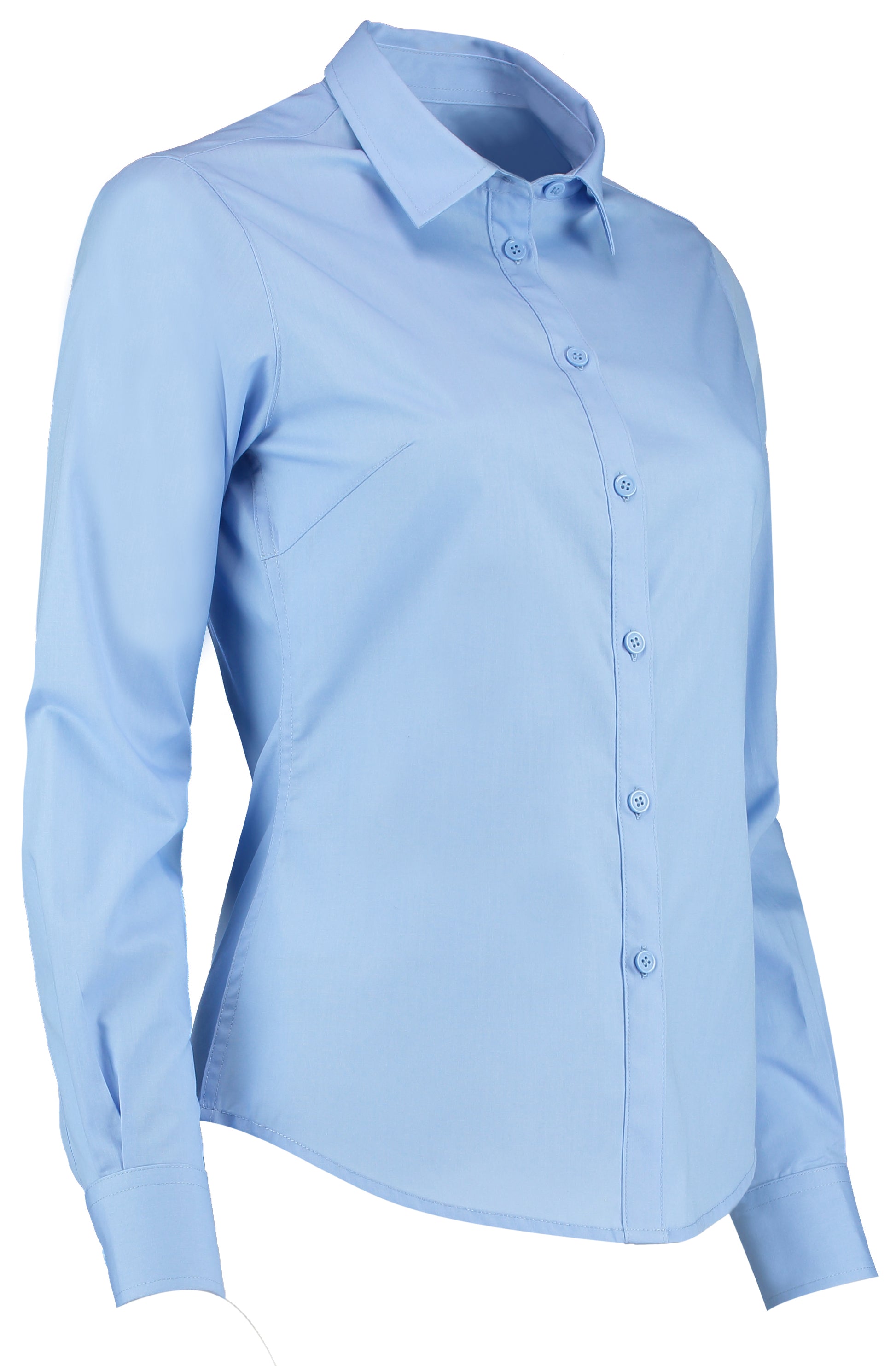 Women´s Tailored Fit Poplin Shirt Long Sleeve