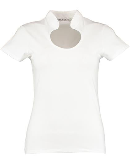 Women`s Regular Fit Keyhole Neck Top