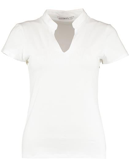 Women`s Regular Fit Mandarin Collar Top