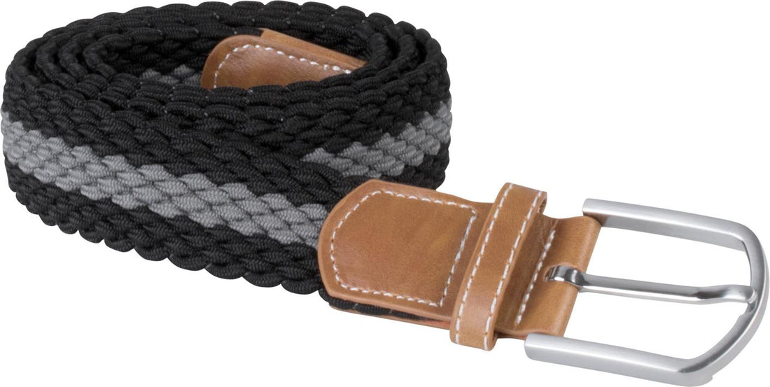 Elastische gevlochten riem
