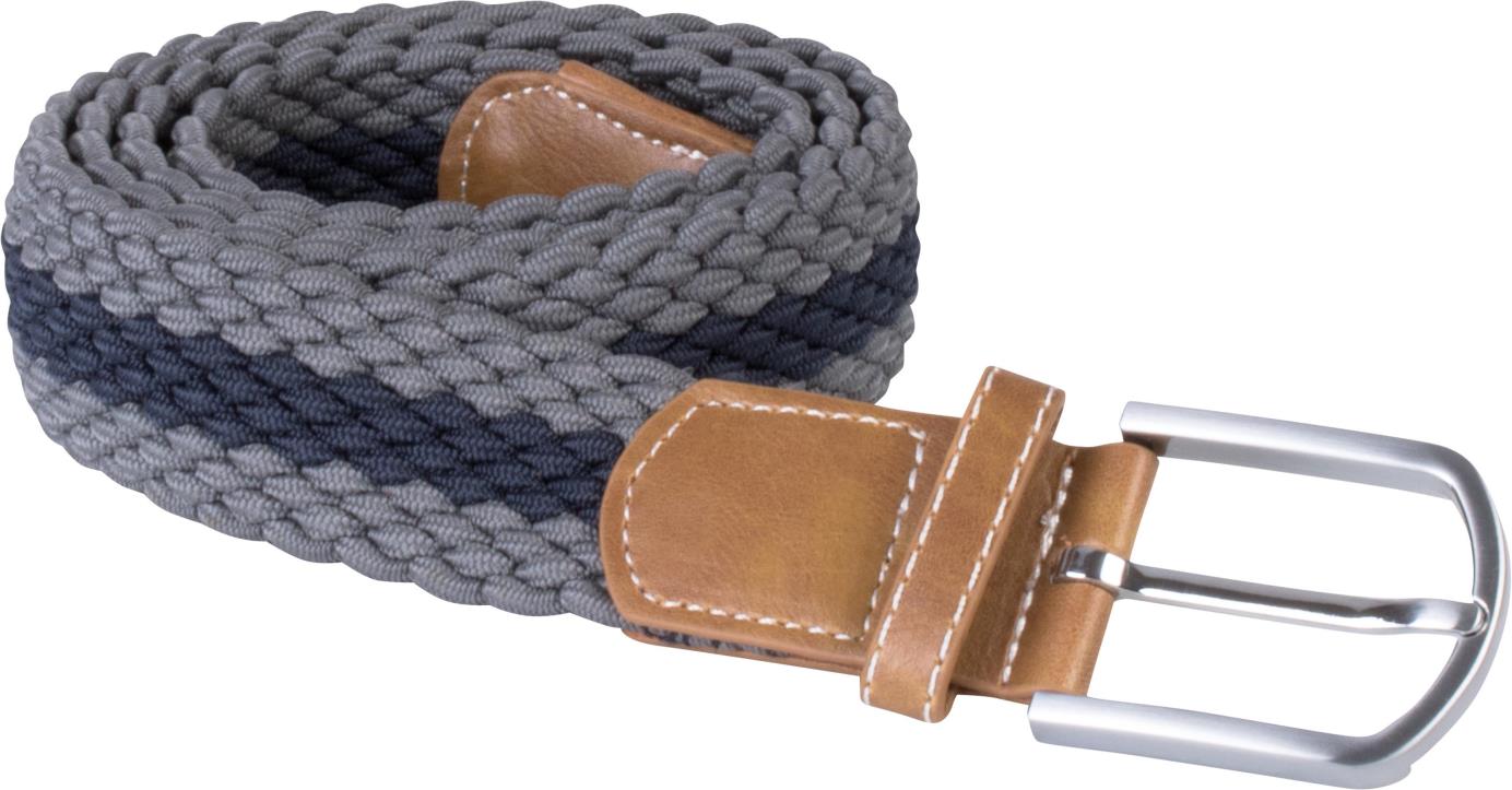 Elastische gevlochten riem