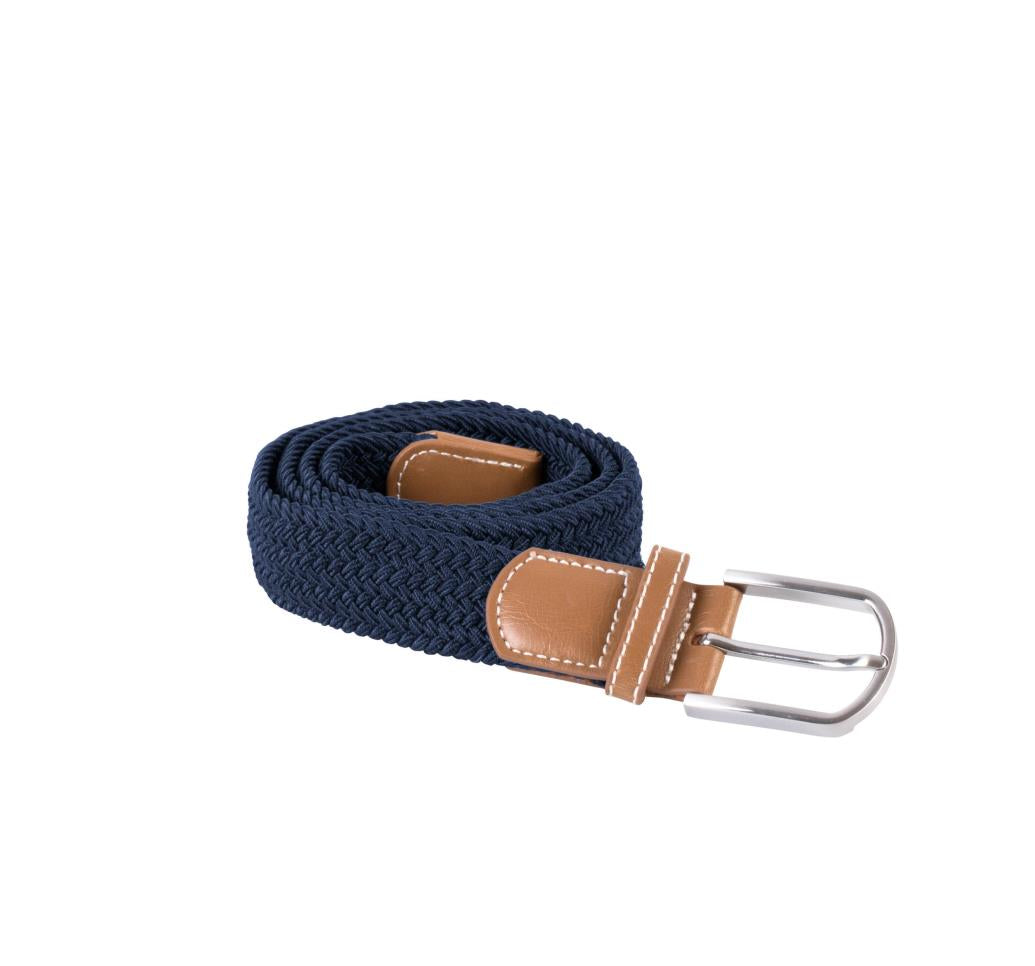 Elastische gevlochten riem
