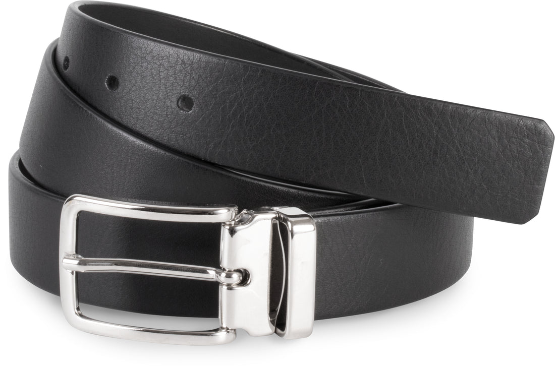 Klassieke riem van nerfleer - 30 mm