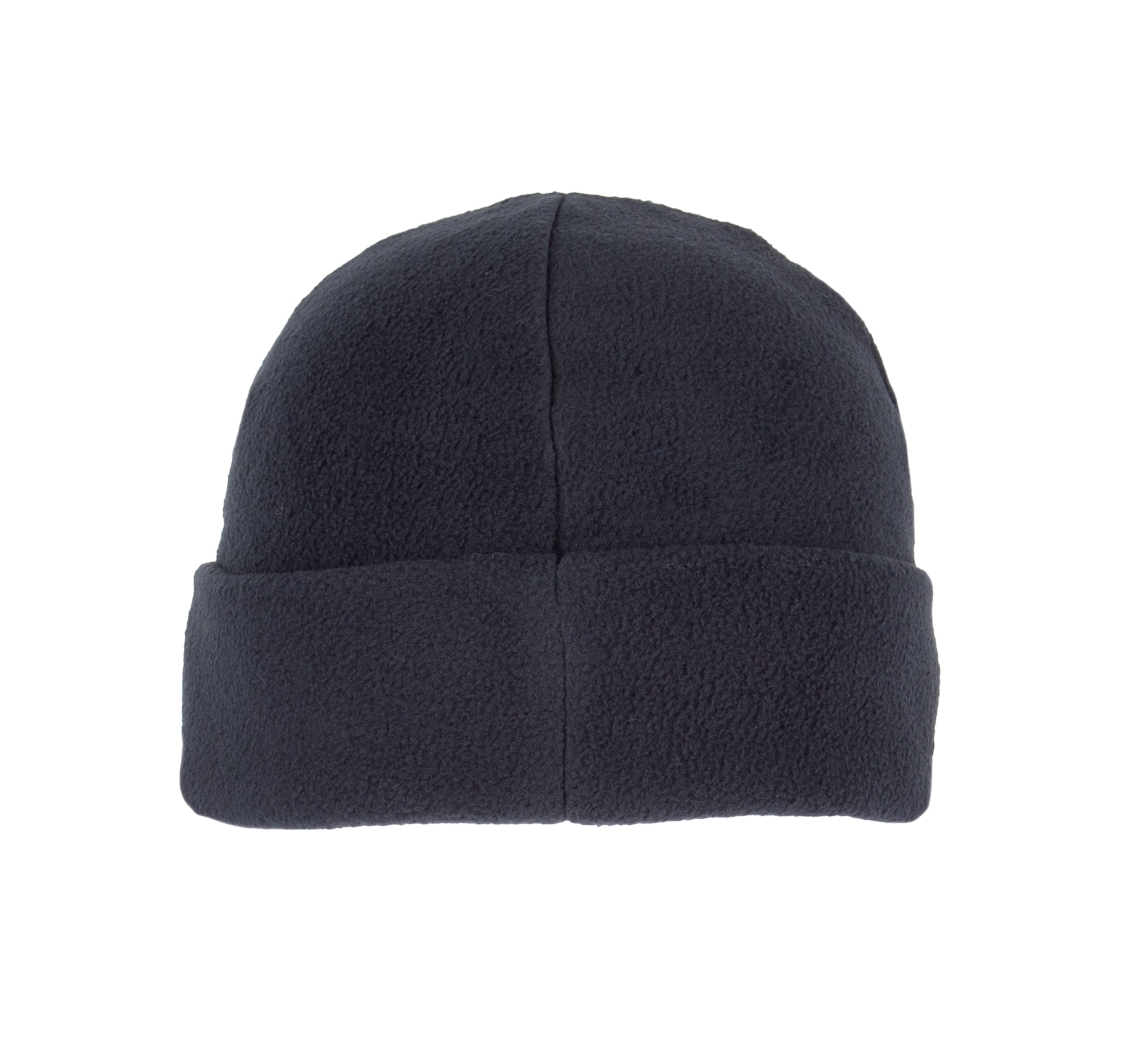 Gerecycleerde muts van fleece met omslag