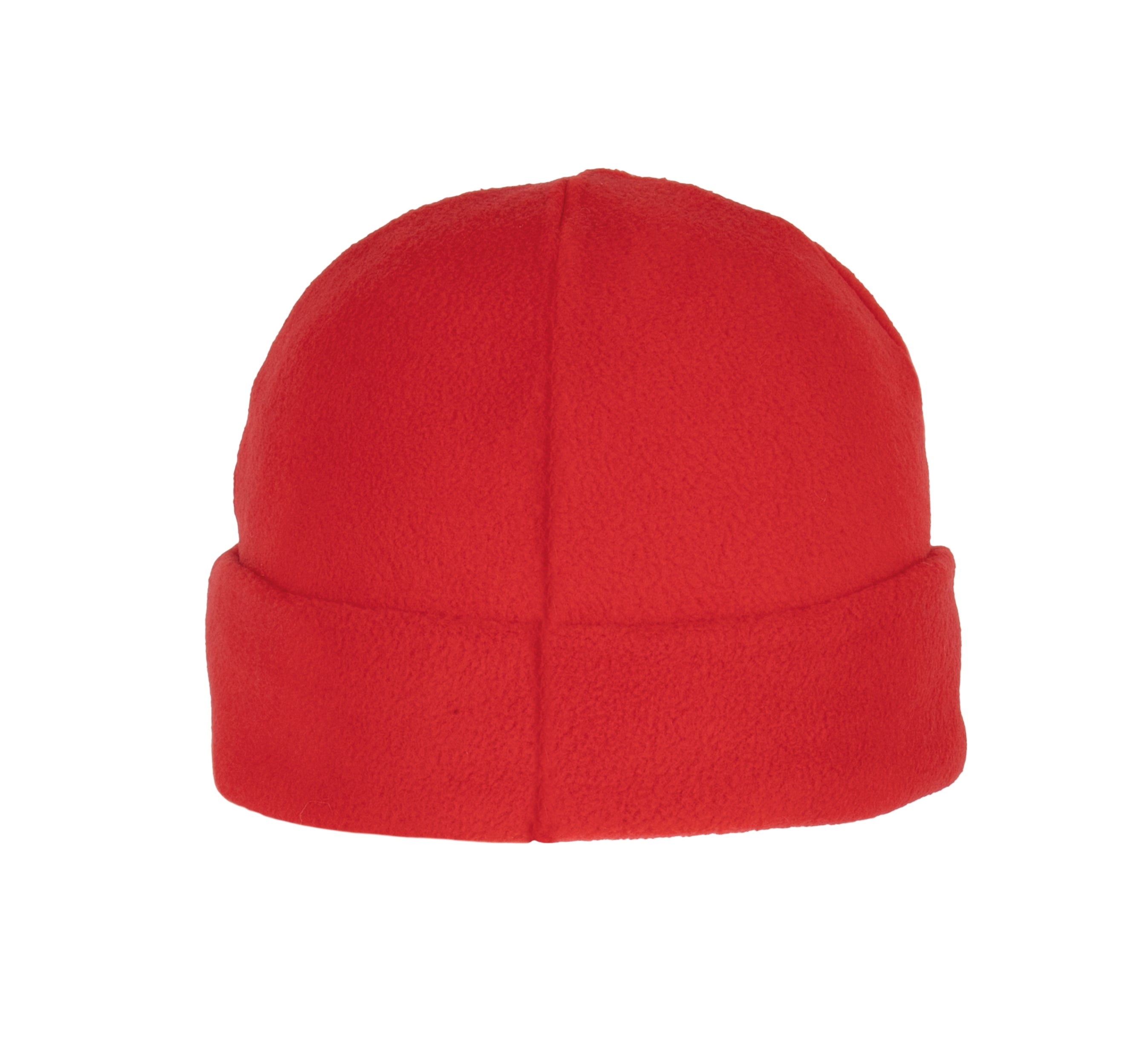 Gerecycleerde muts van fleece met omslag