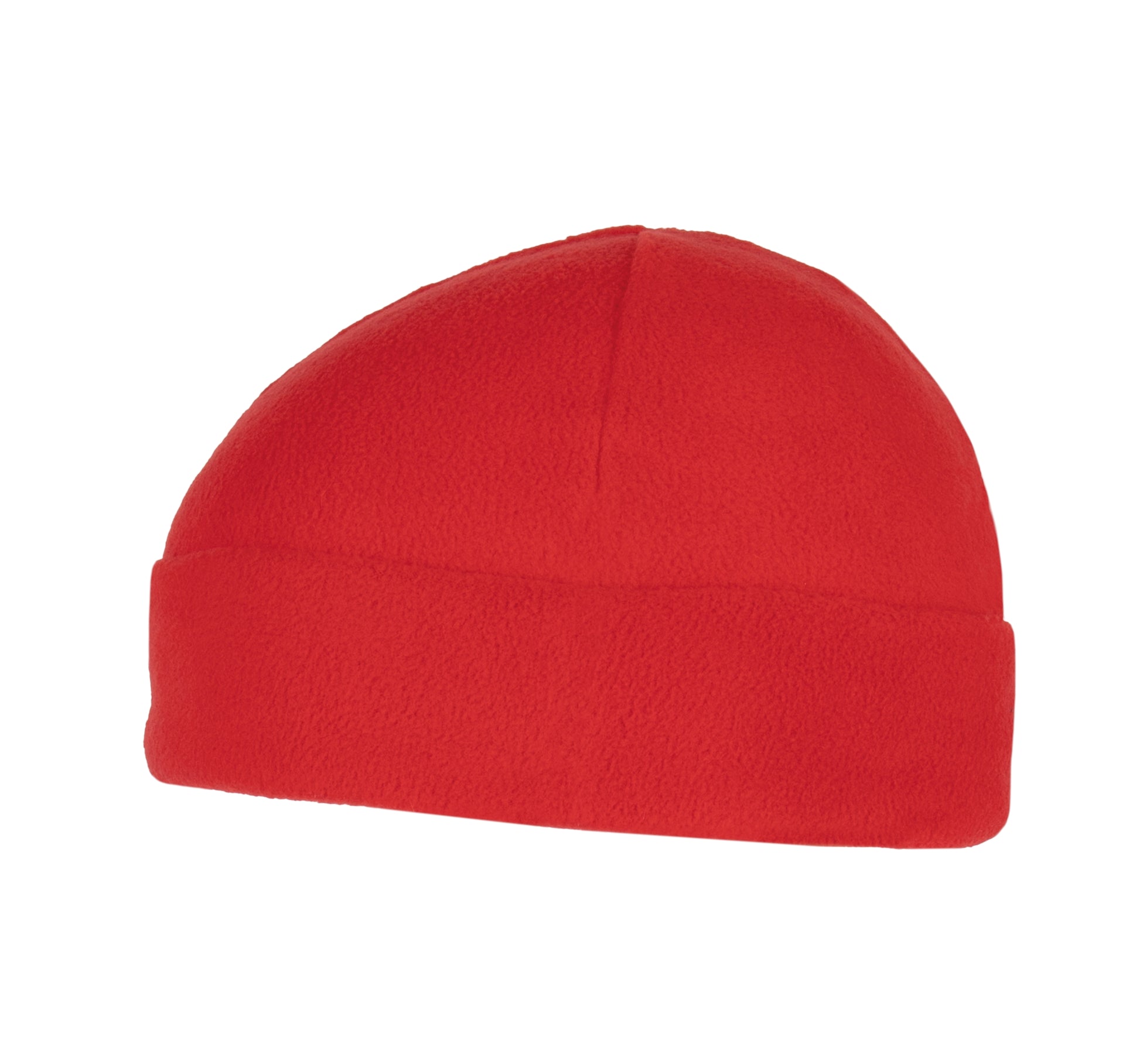 Gerecycleerde muts van fleece met omslag