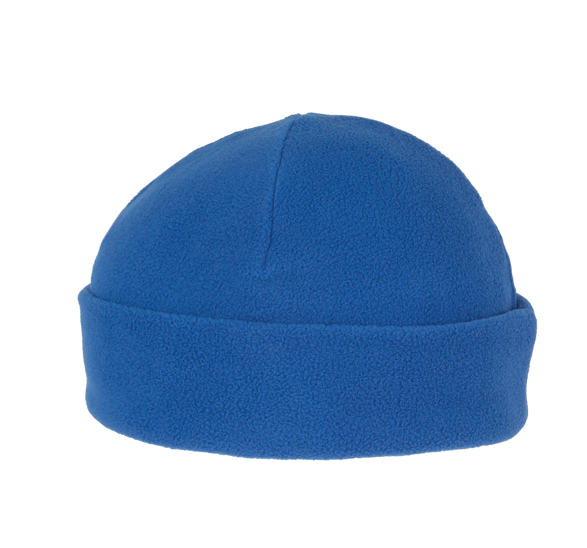 Gerecycleerde muts van fleece met omslag