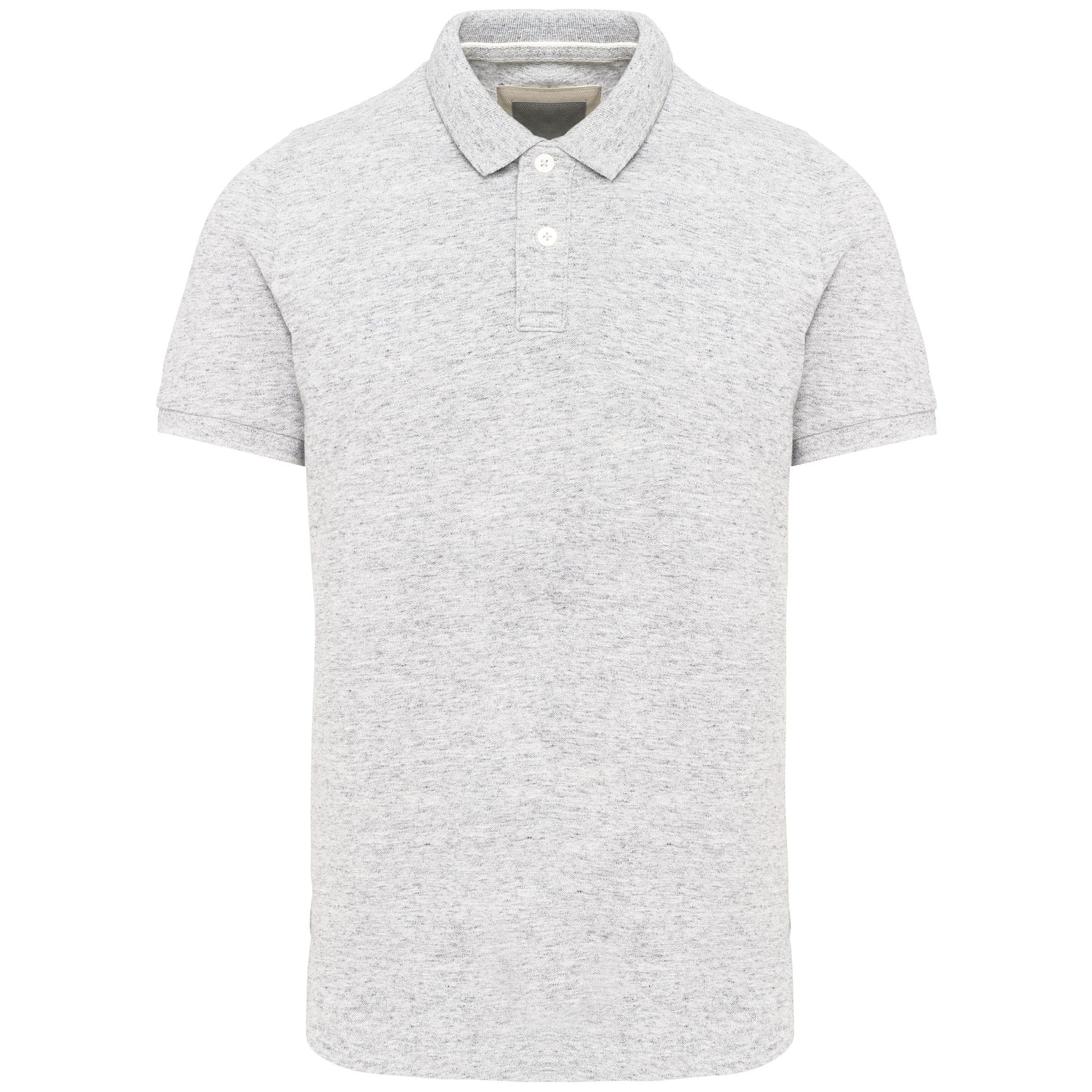 Vintage herenpolo met korte mouwen