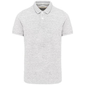 Vintage herenpolo met korte mouwen