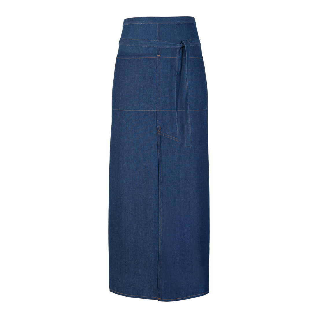 Jeans Bistro Apron With Split