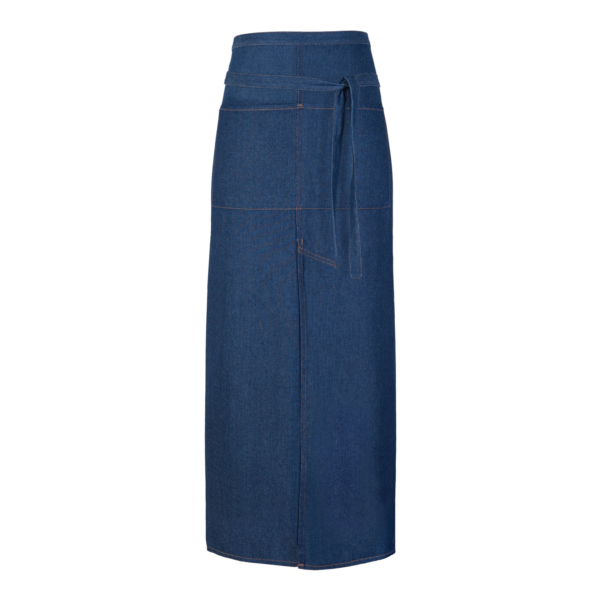 Jeans Bistro Apron With Split