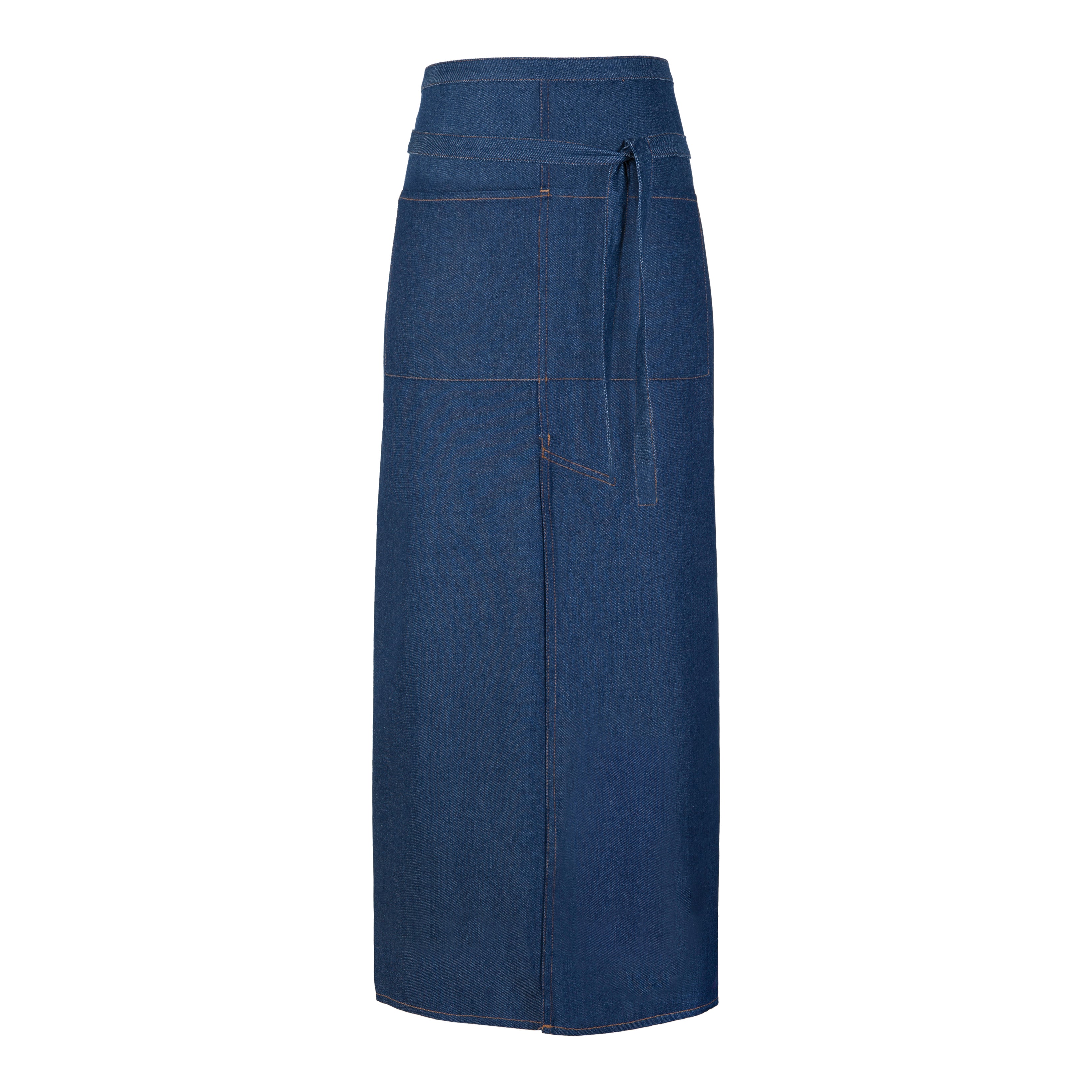 Jeans Bistro Apron With Split