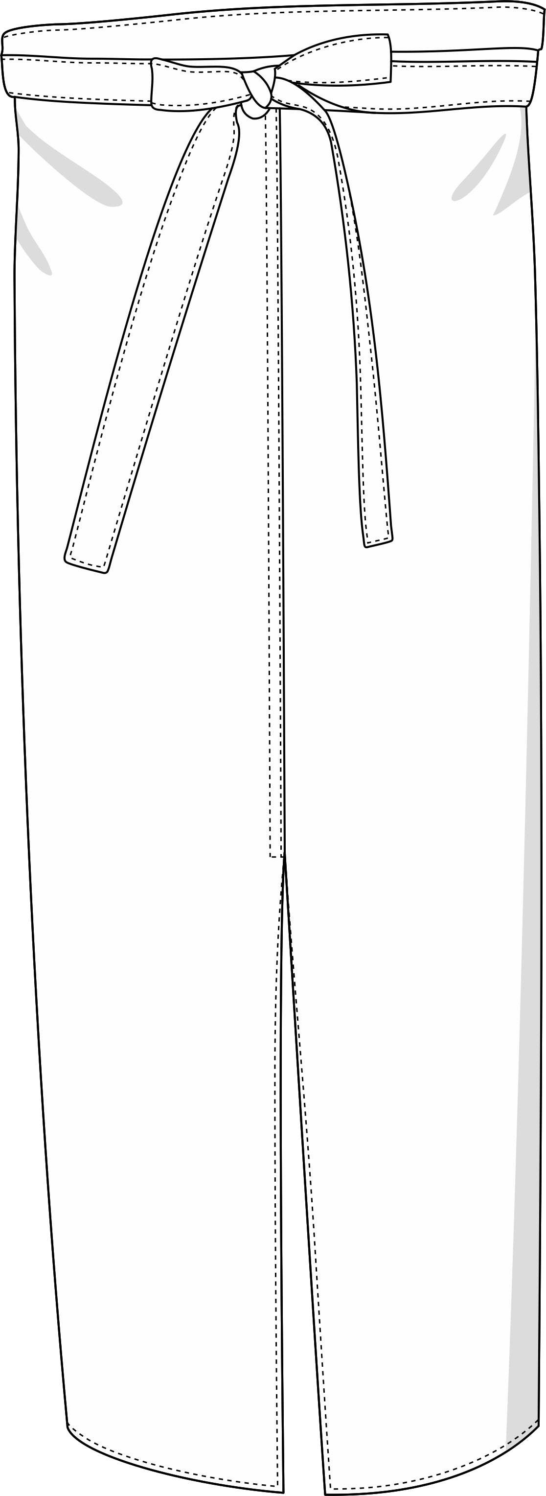 Bistro Apron With Split