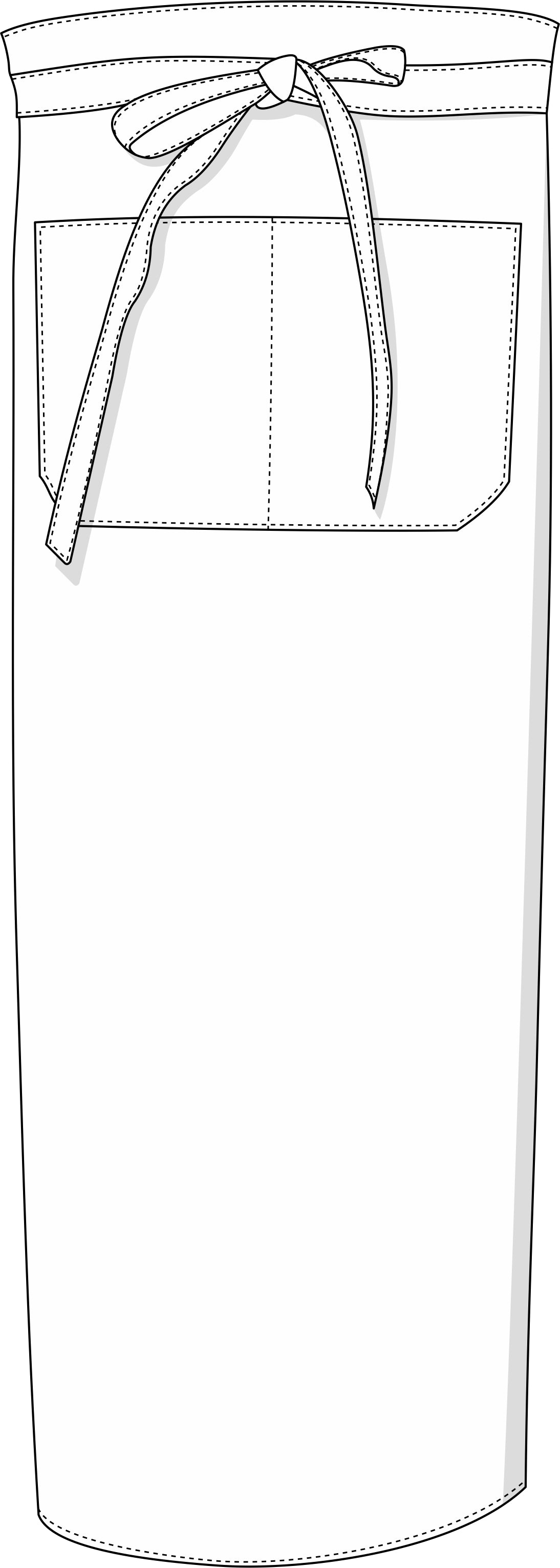 Bistro Apron With Front Pocket
