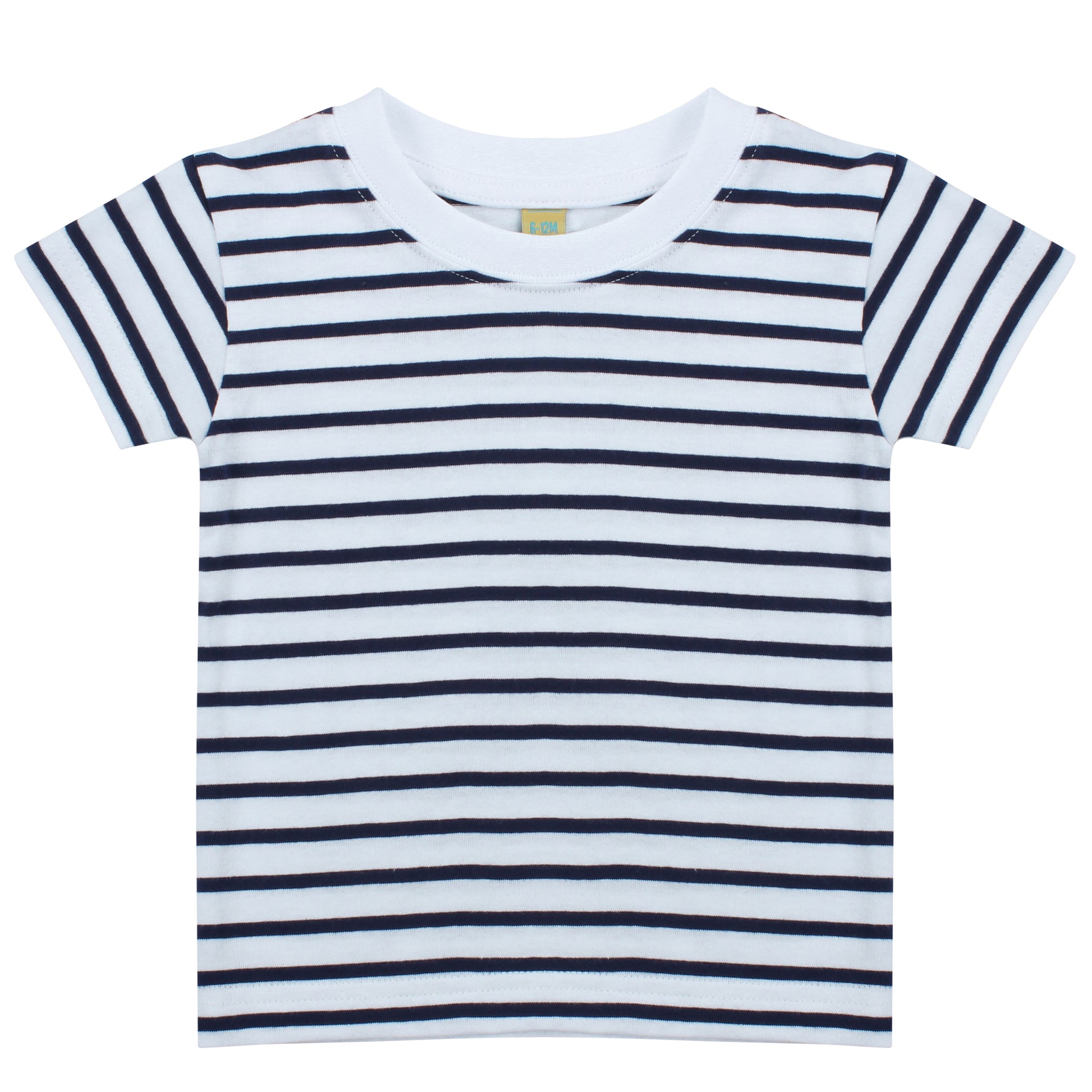 Short Sleeved Stripe T Shirt