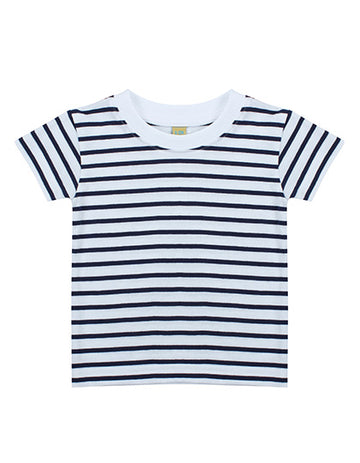 Short Sleeved Stripe T Shirt