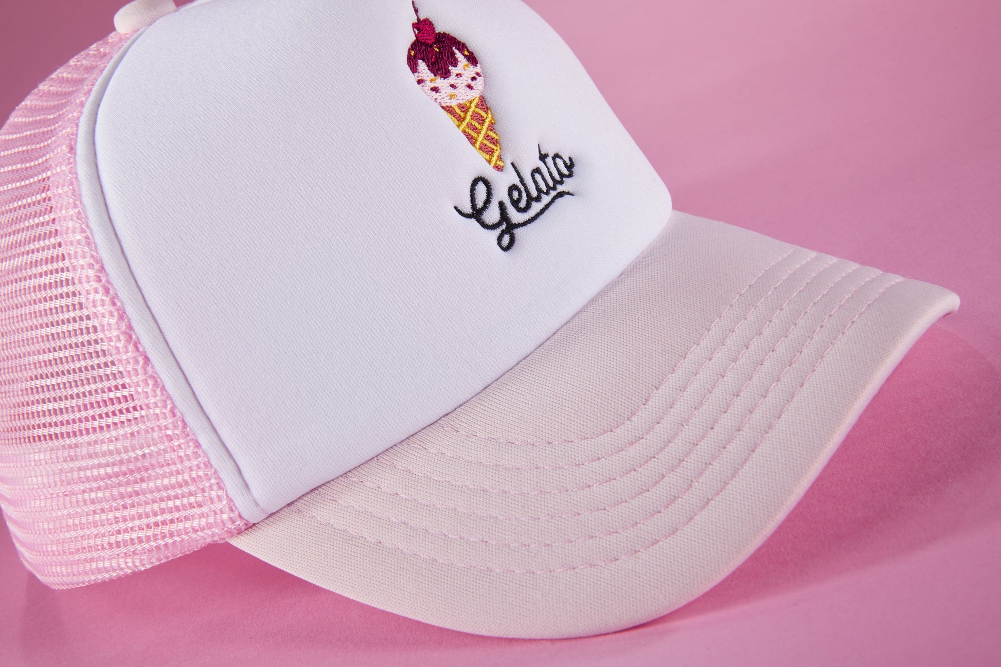 5 Panel Polyester Mesh Cap for Kids