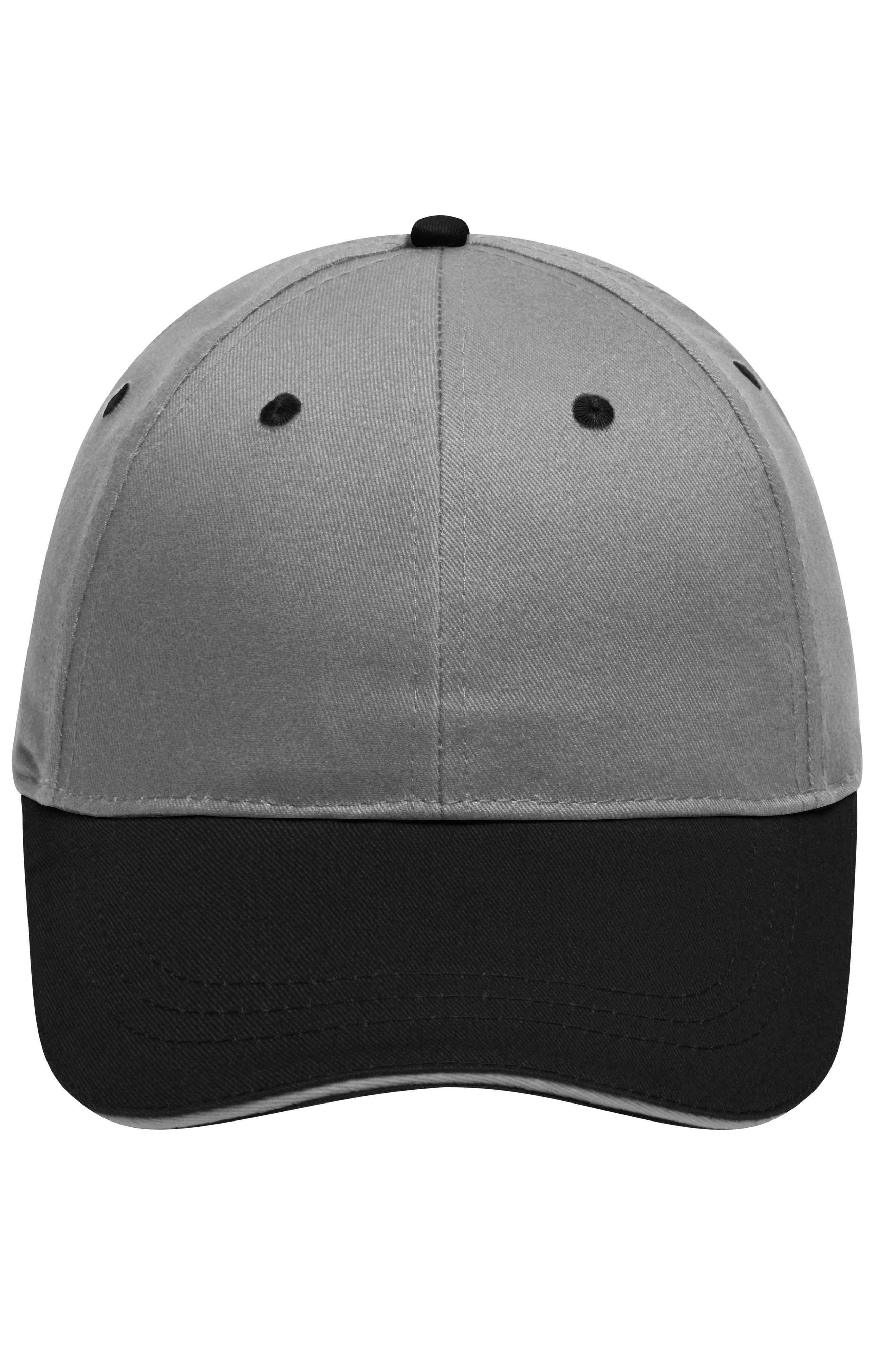 6 Panel Brushed Sandwich Cap