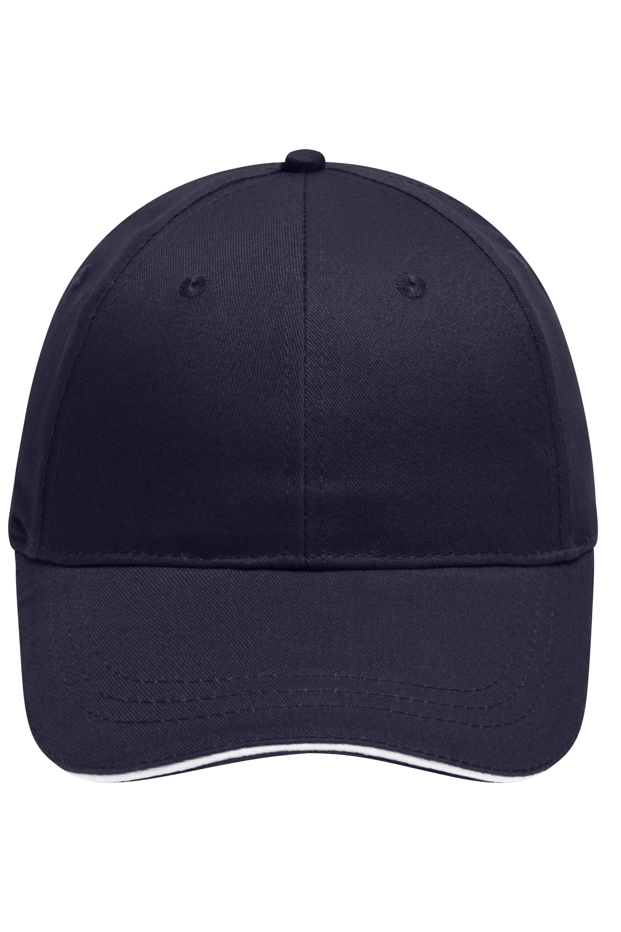 6 Panel Brushed Sandwich Cap