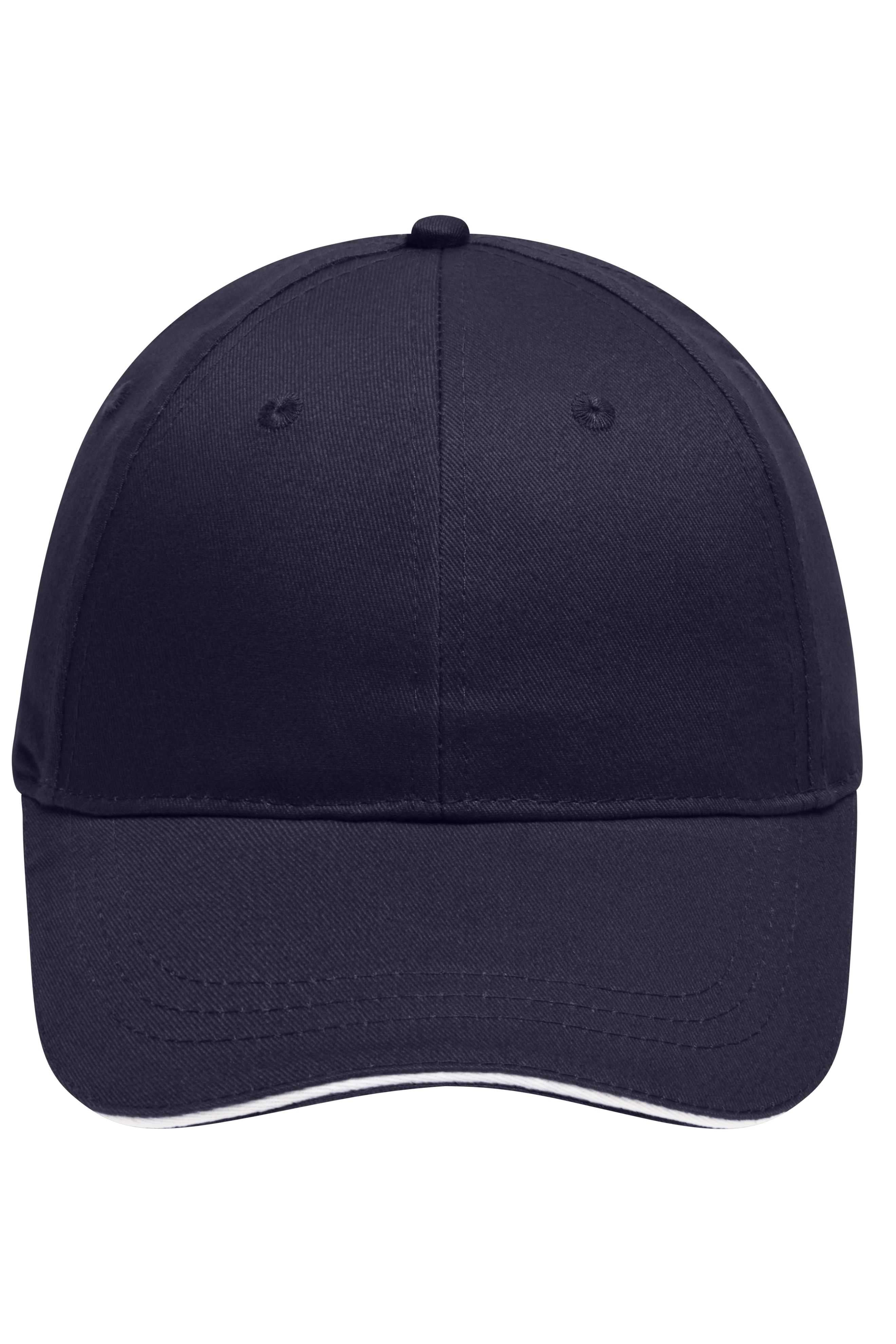 6 Panel Brushed Sandwich Cap
