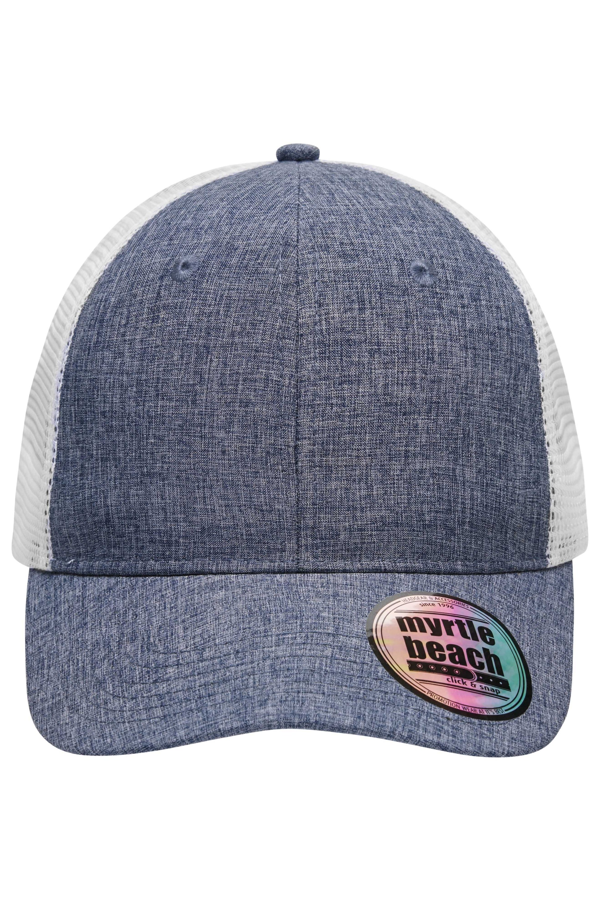 6 Panel Mesh Cap Melange