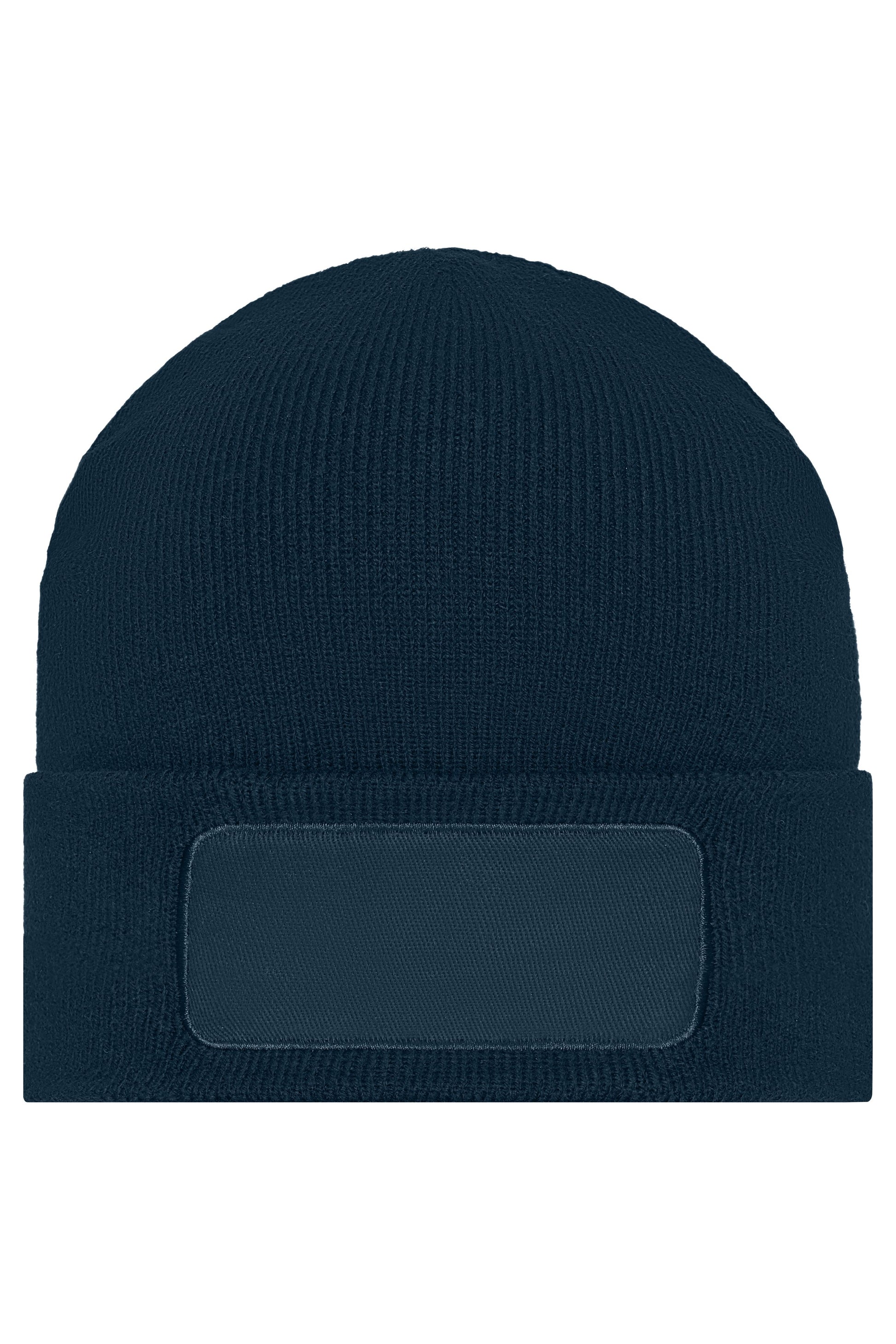 Knitted Beanie with Patch (10cm x 5cm)