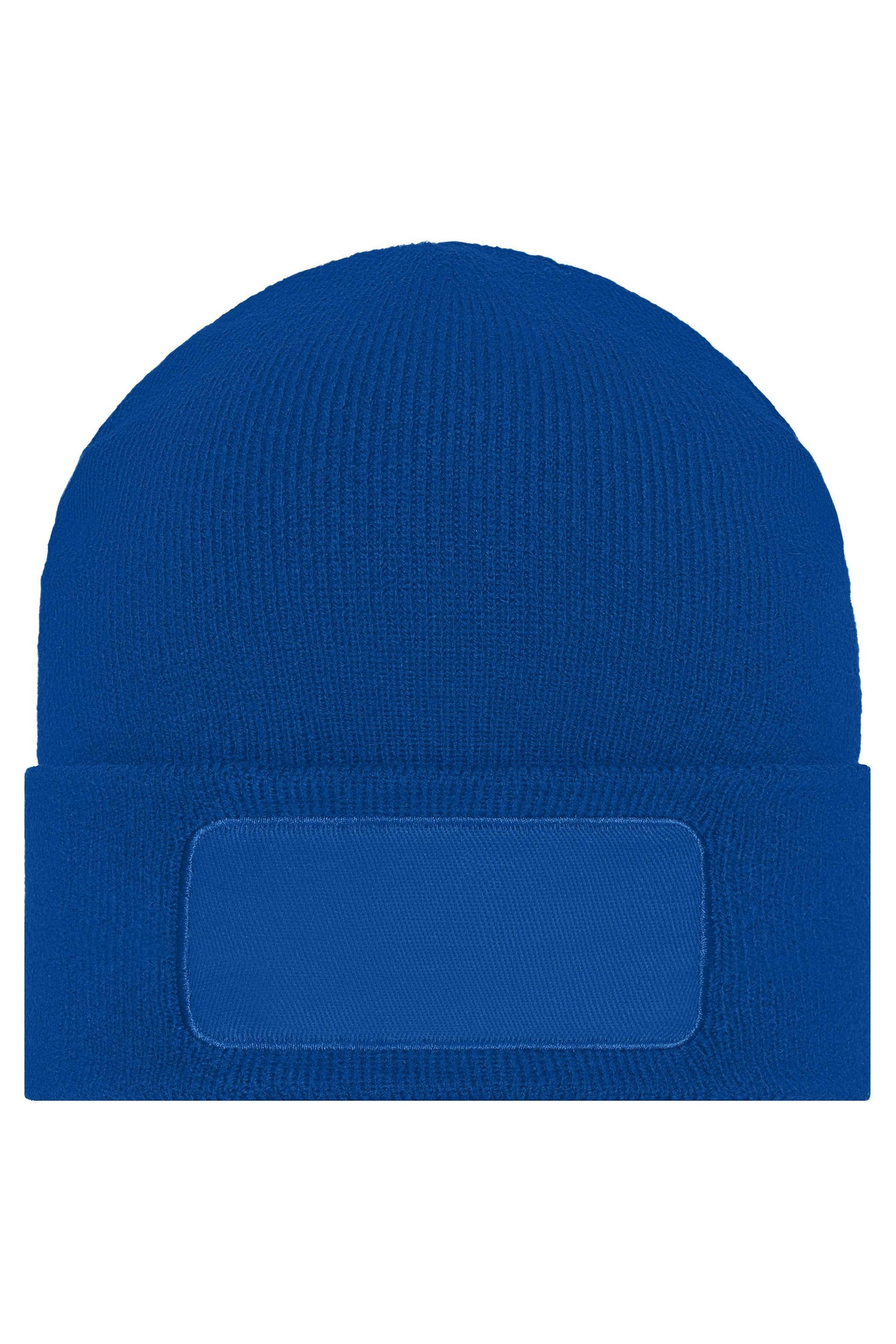 Knitted Beanie with Patch (10cm x 5cm)