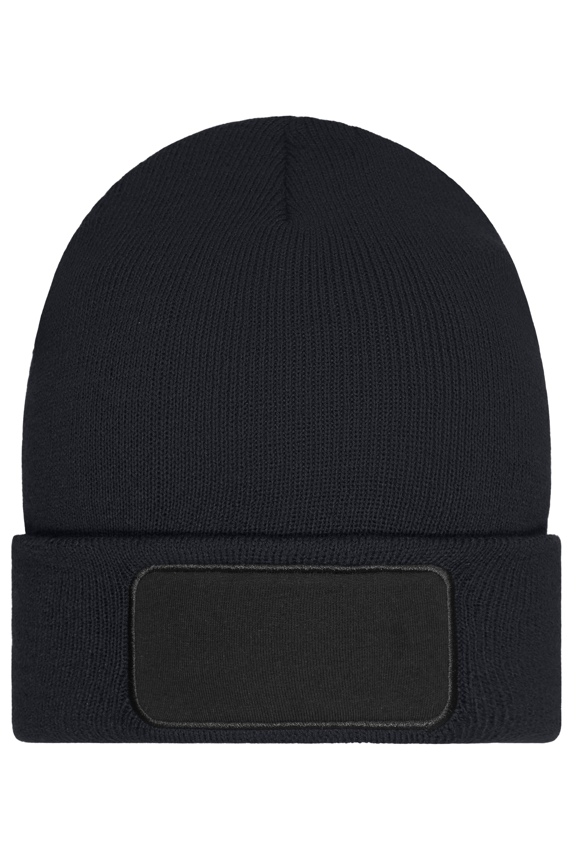 Beanie with Patch (10cm x 5cm) - Thinsulate