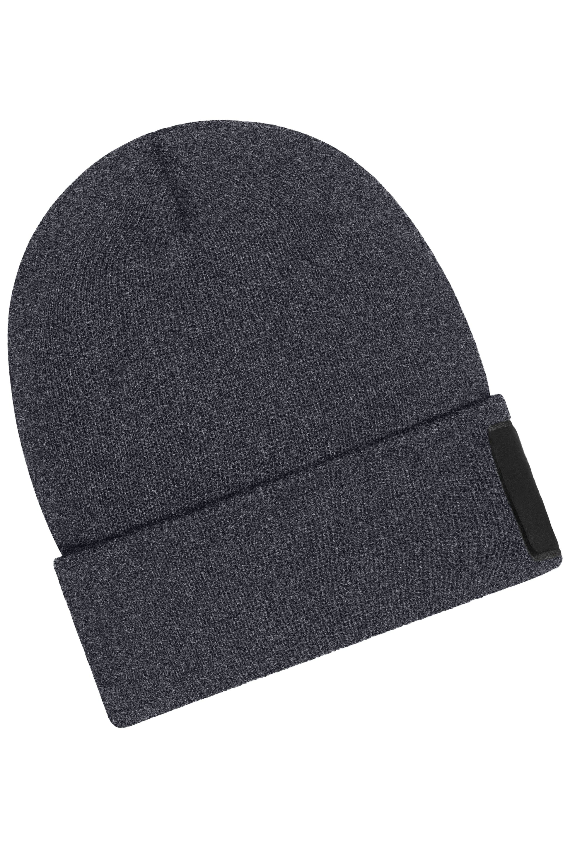 Beanie with Patch (10cm x 5cm) - Thinsulate