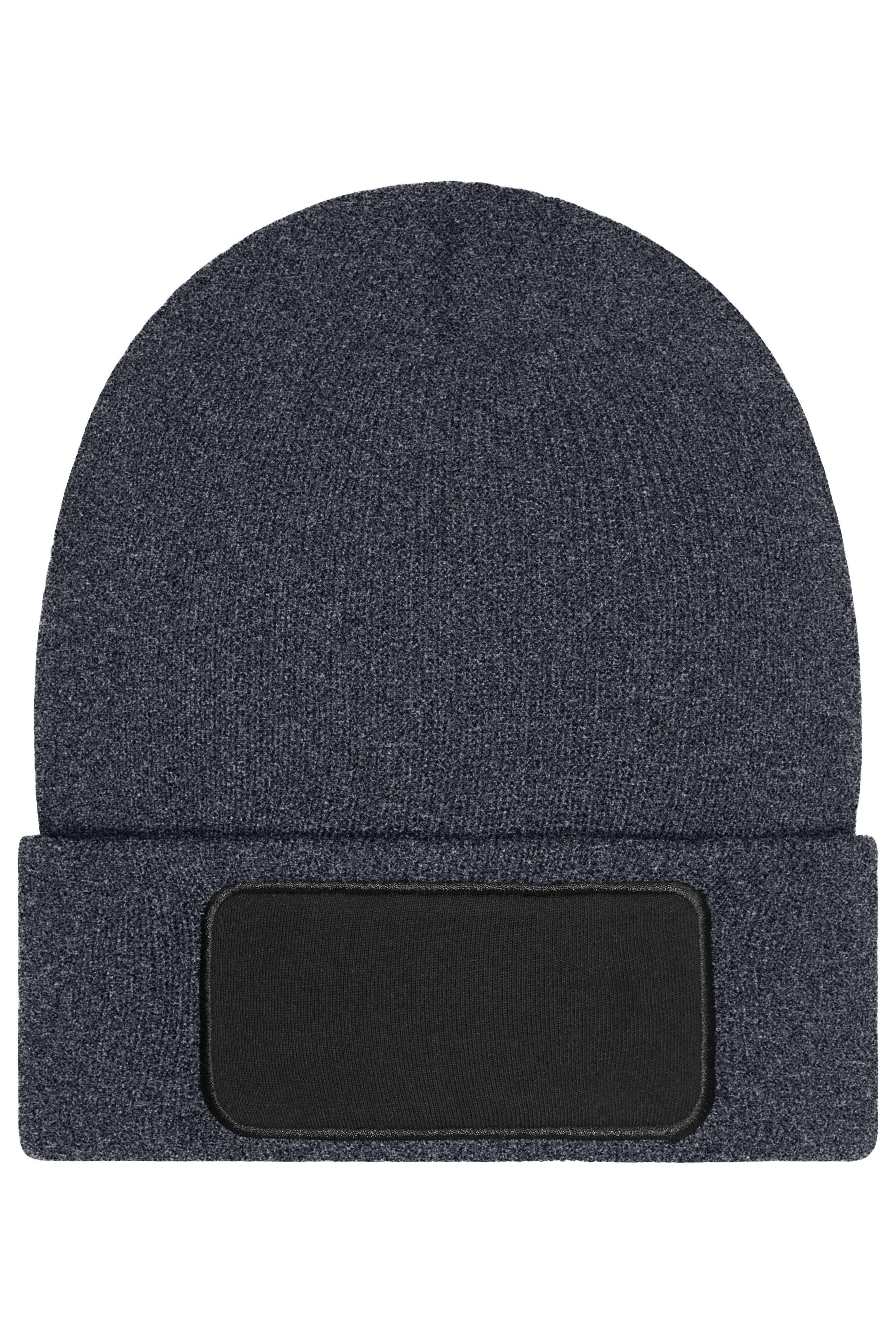 Beanie with Patch (10cm x 5cm) - Thinsulate