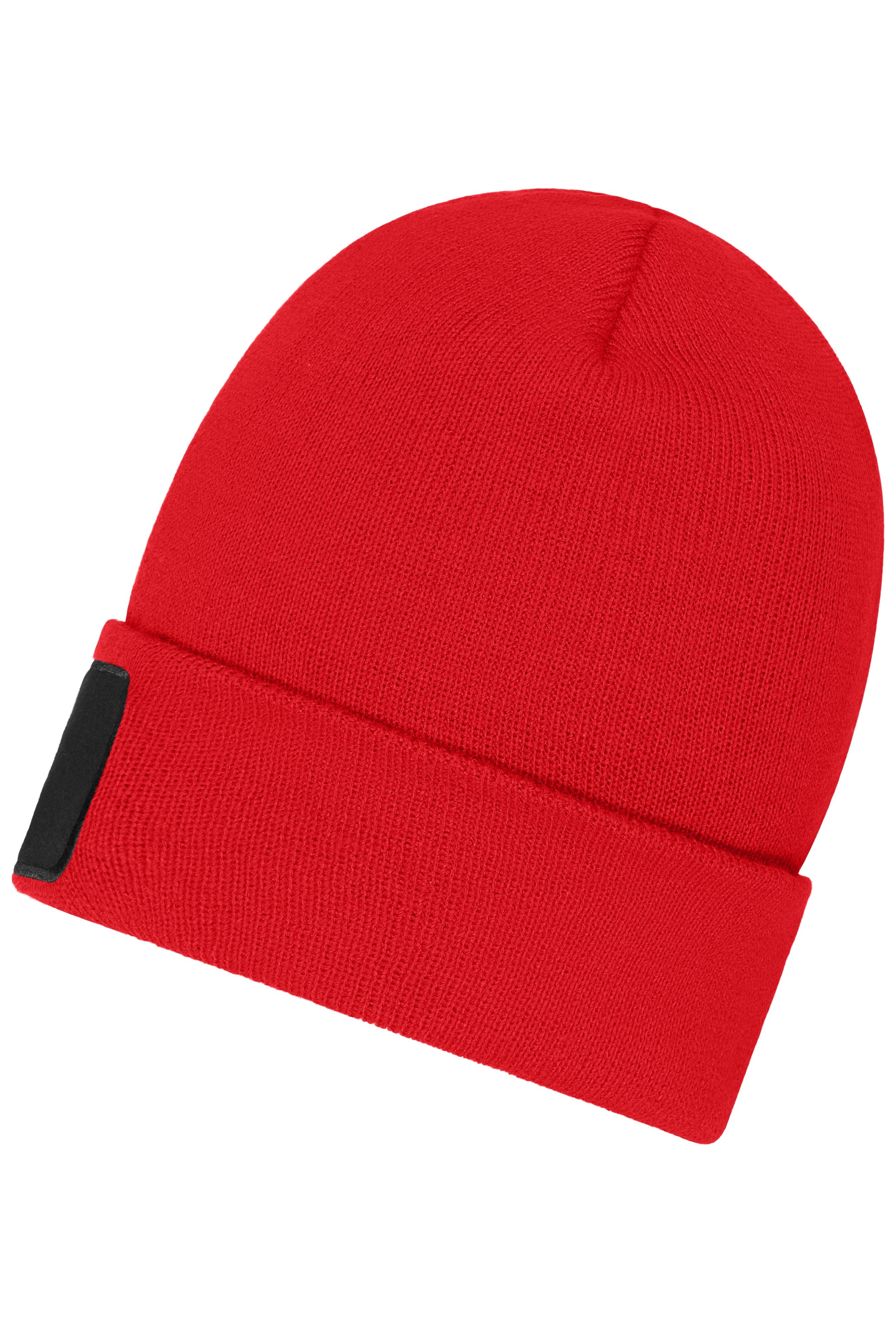 Beanie with Patch (10cm x 5cm) - Thinsulate