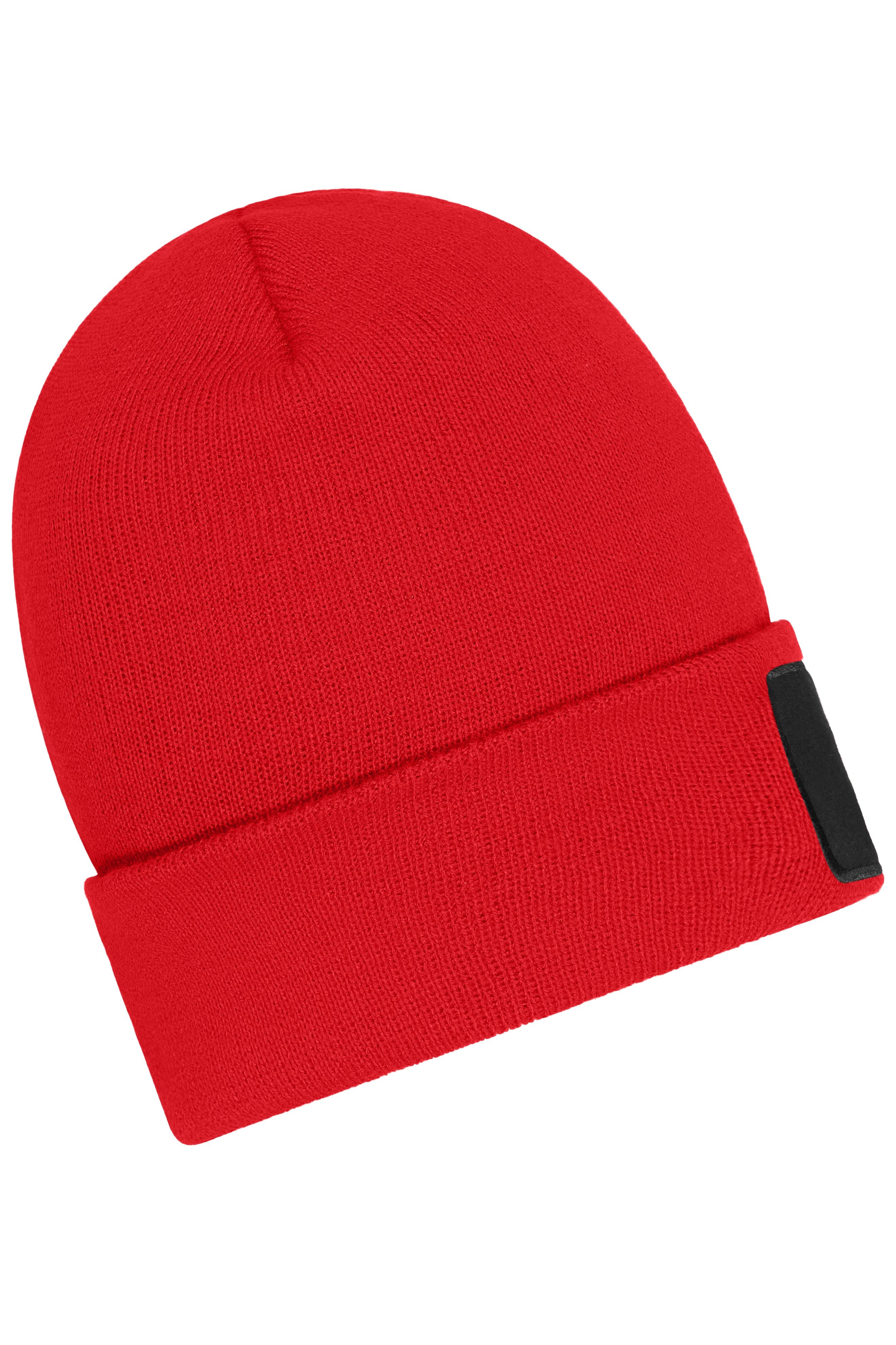 Beanie with Patch (10cm x 5cm) - Thinsulate