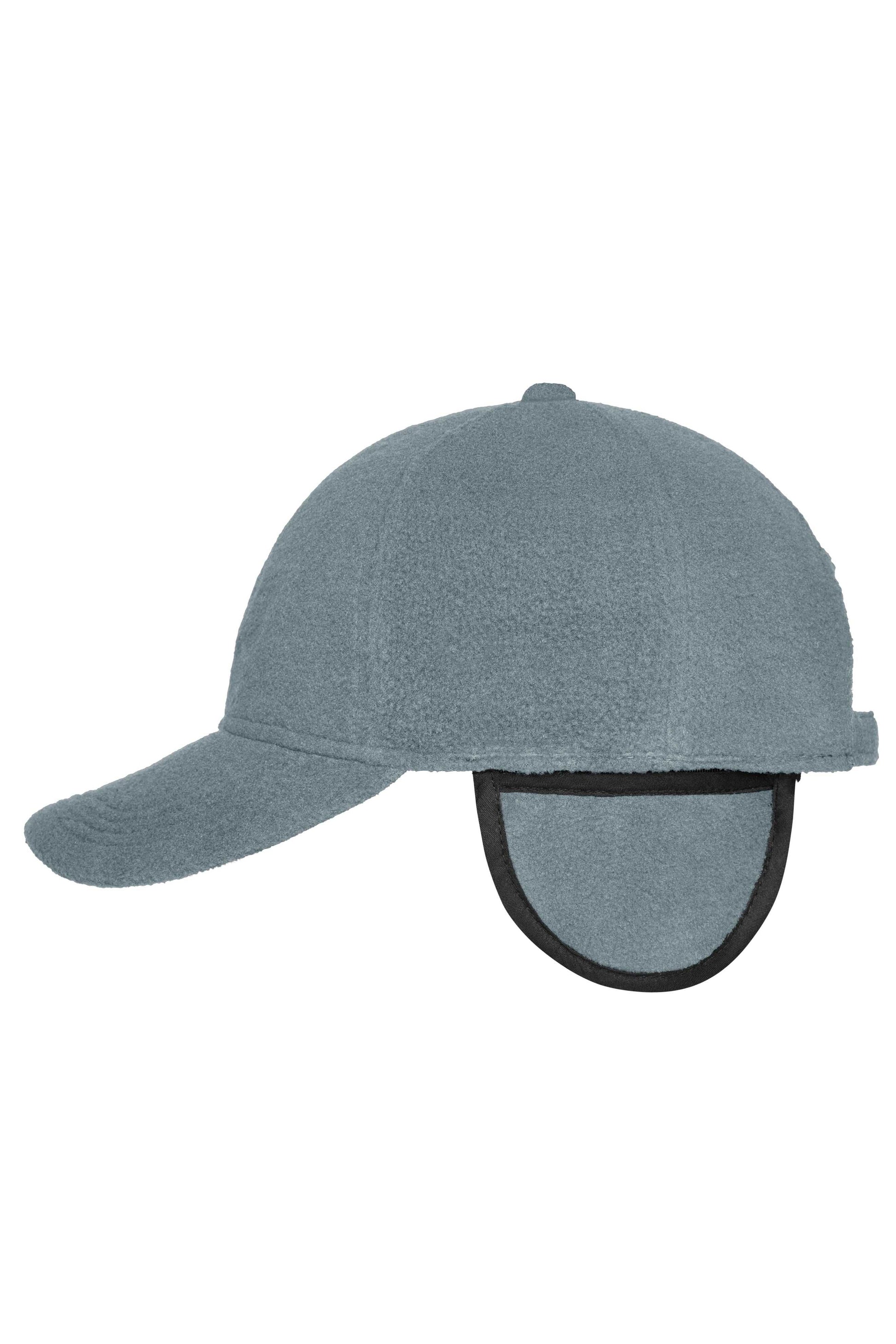 6 Panel Fleece Cap with Earflaps
