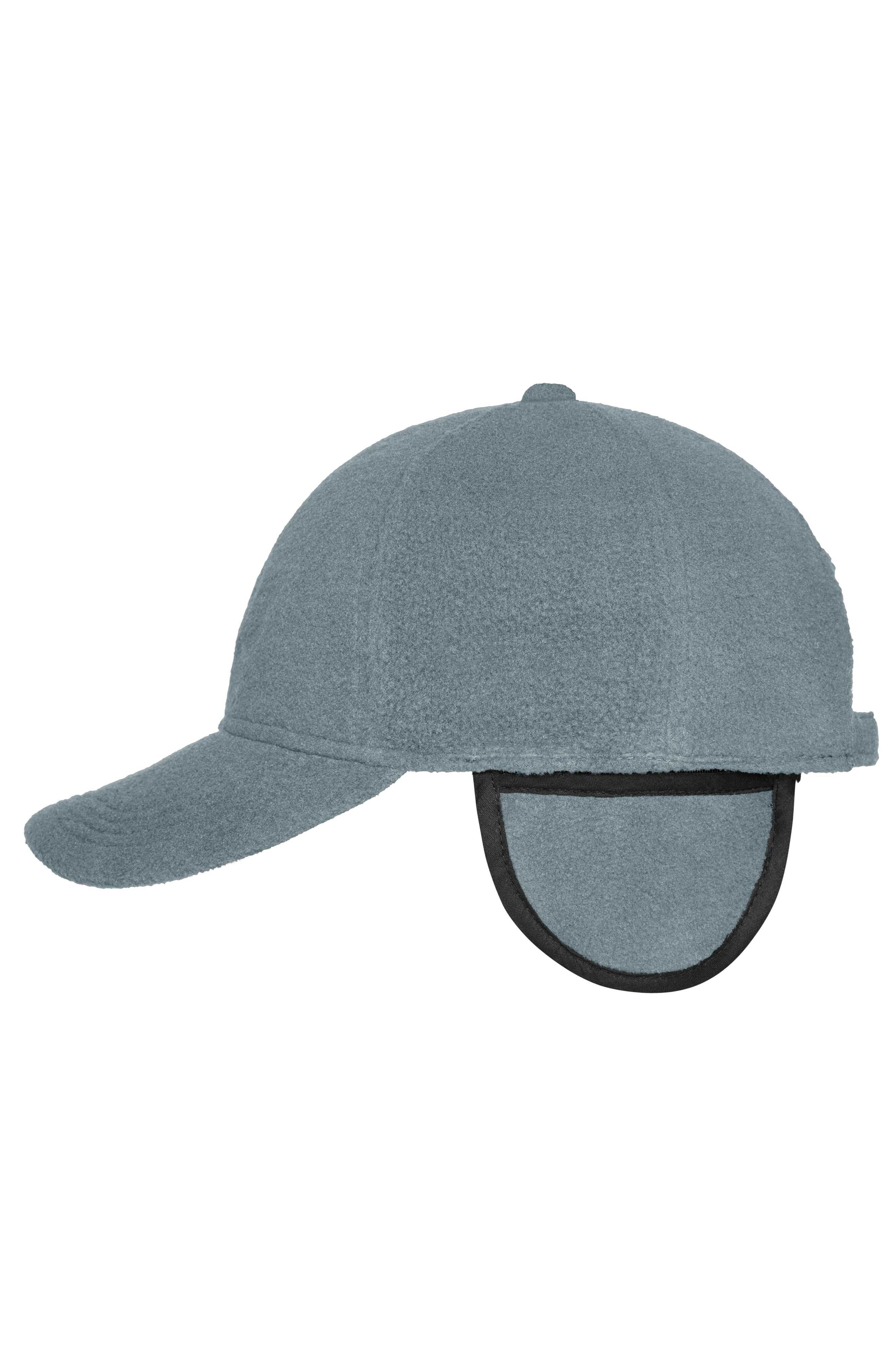 6 Panel Fleece Cap with Earflaps