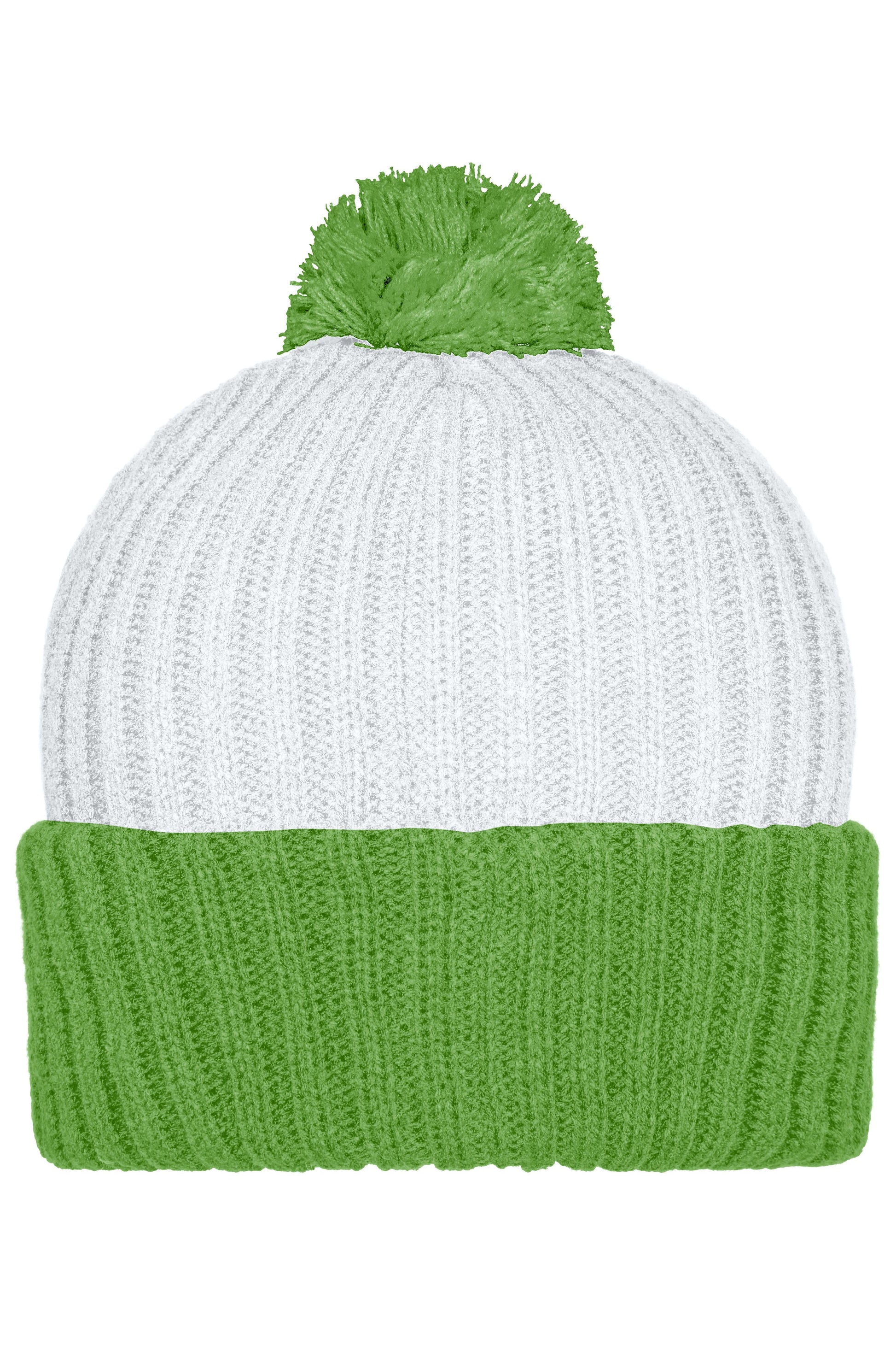Knitted Cap with Pompon