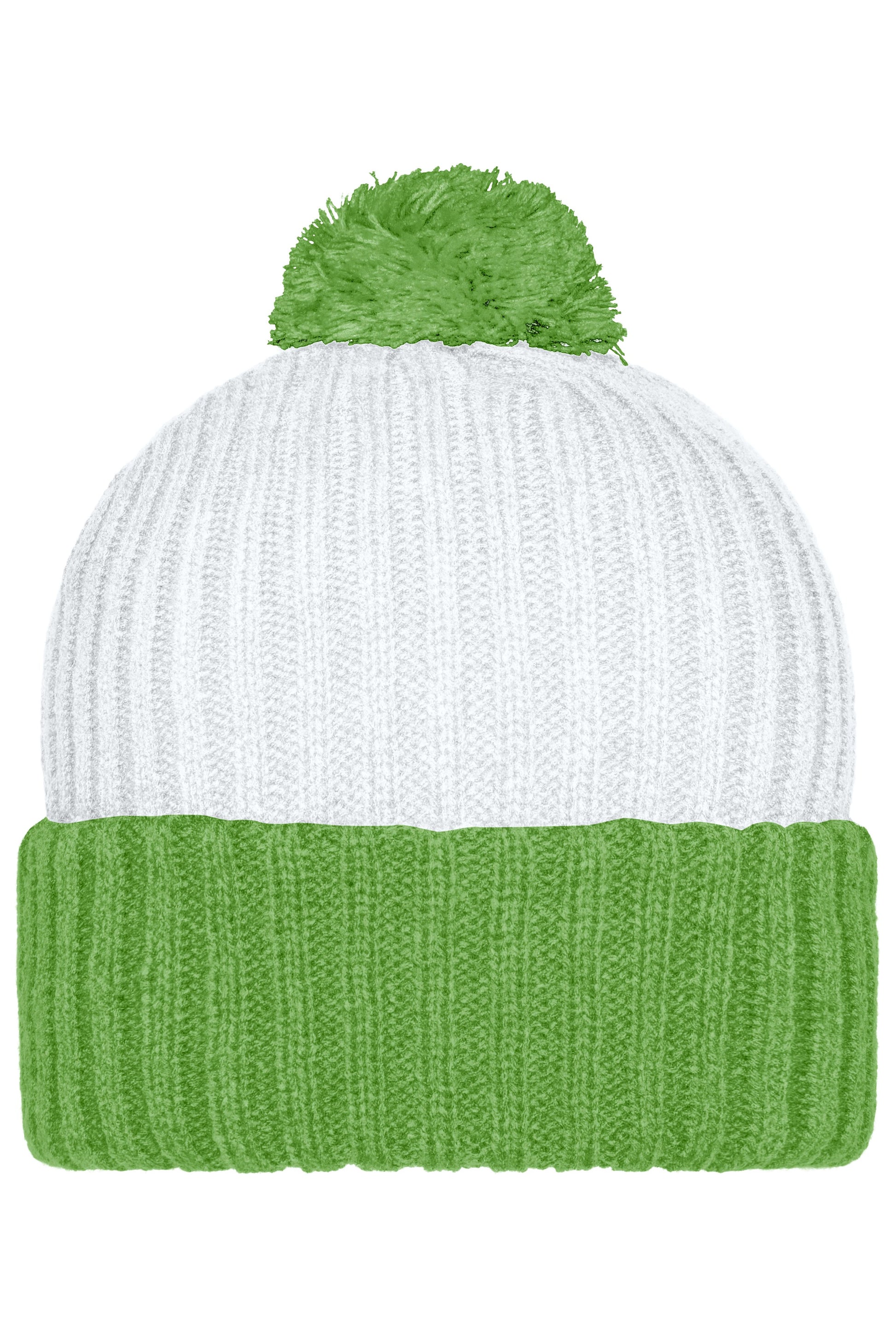 Knitted Cap with Pompon