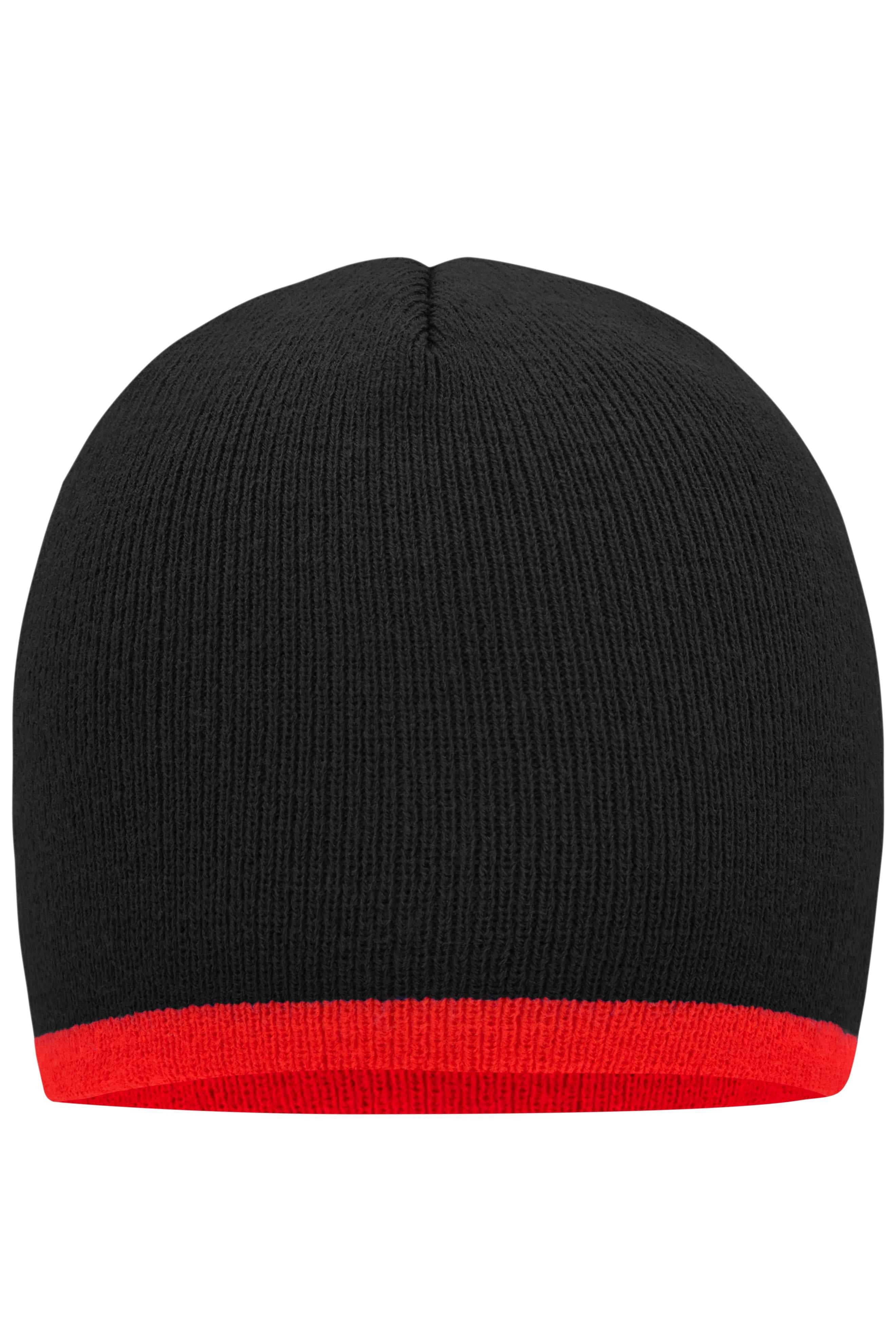 Beanie with Contrasting Border
