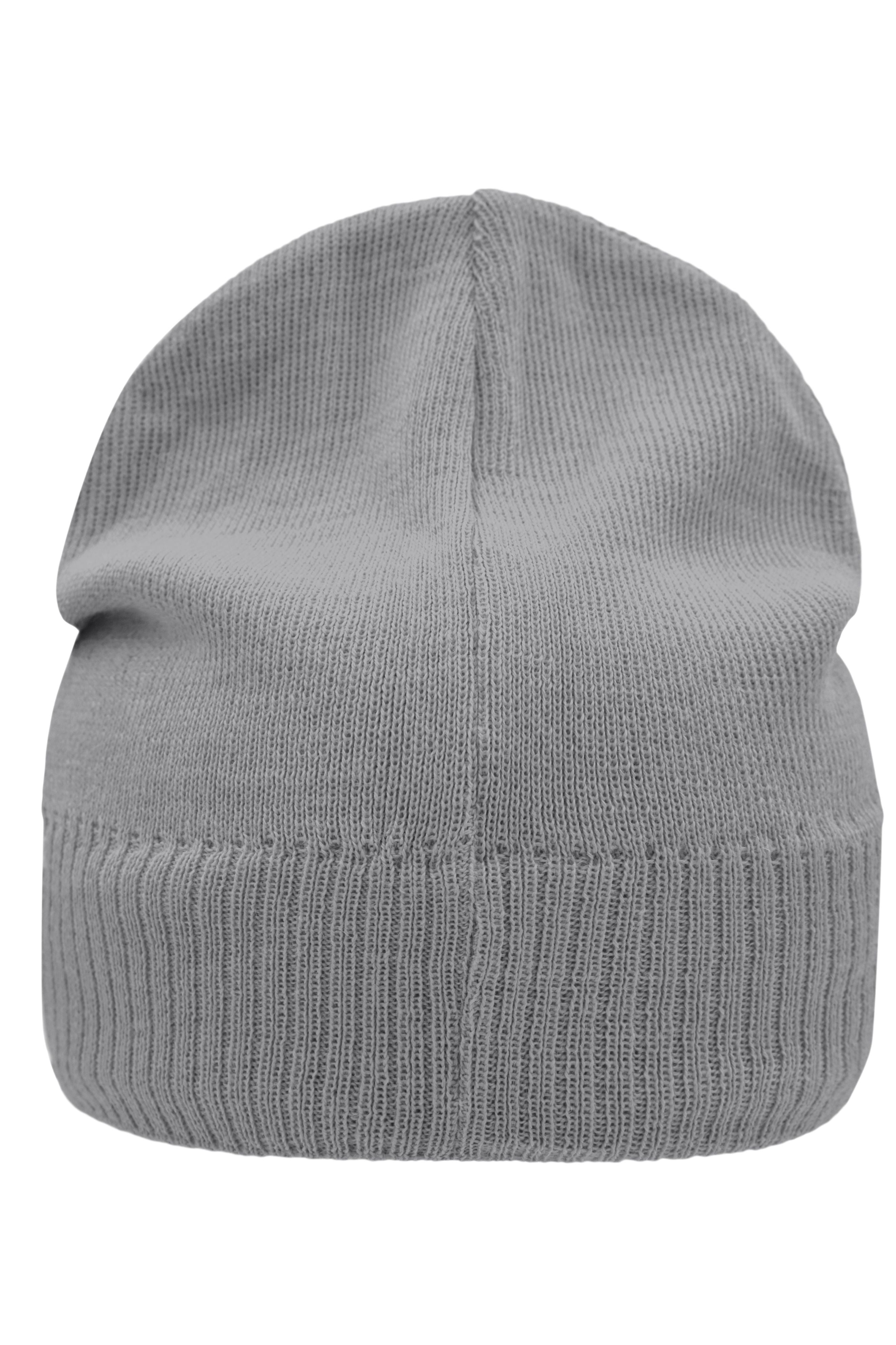Knitted Beanie with Fleece Inset