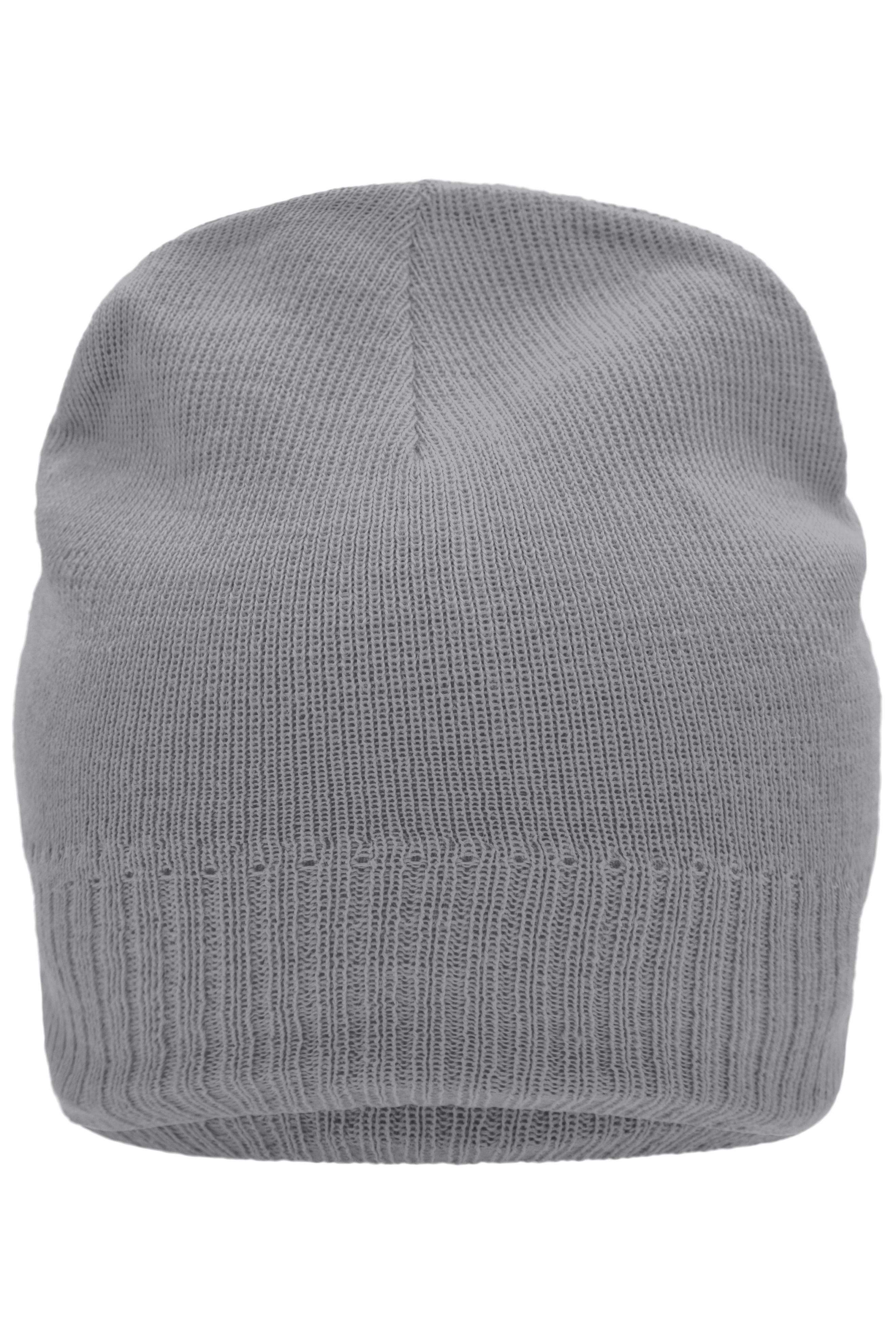 Knitted Beanie with Fleece Inset